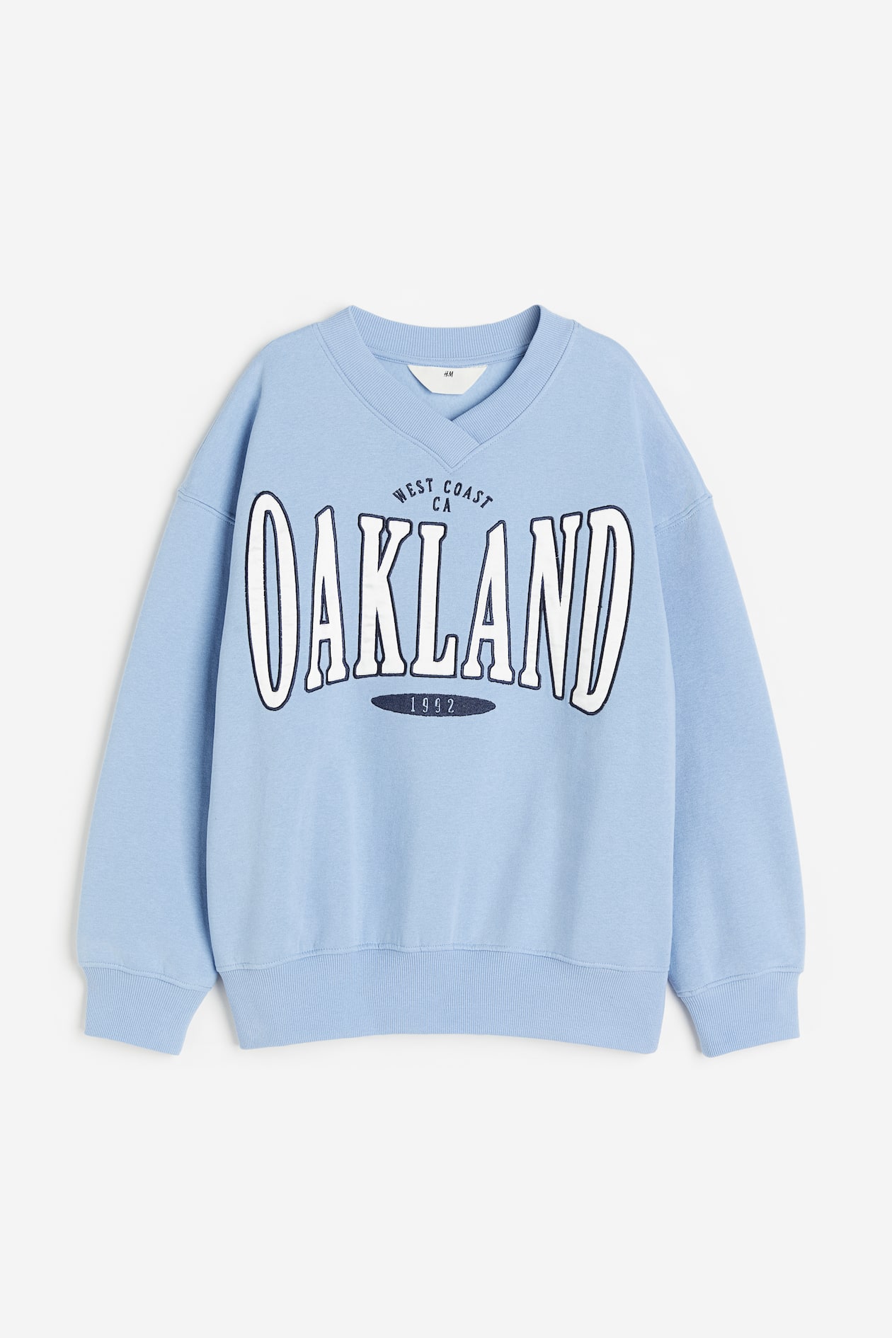 Oversized Sweatshirt - Light blue/Oakland - Kids | H&M US