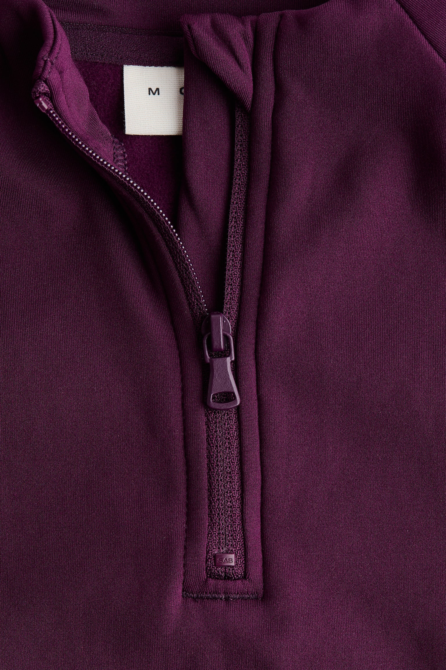 Детский топ H&M Move Warm Mid-Layer Soccer Jersey with ThermoMove™, цвет: Сиреневый сливовый — фото 7