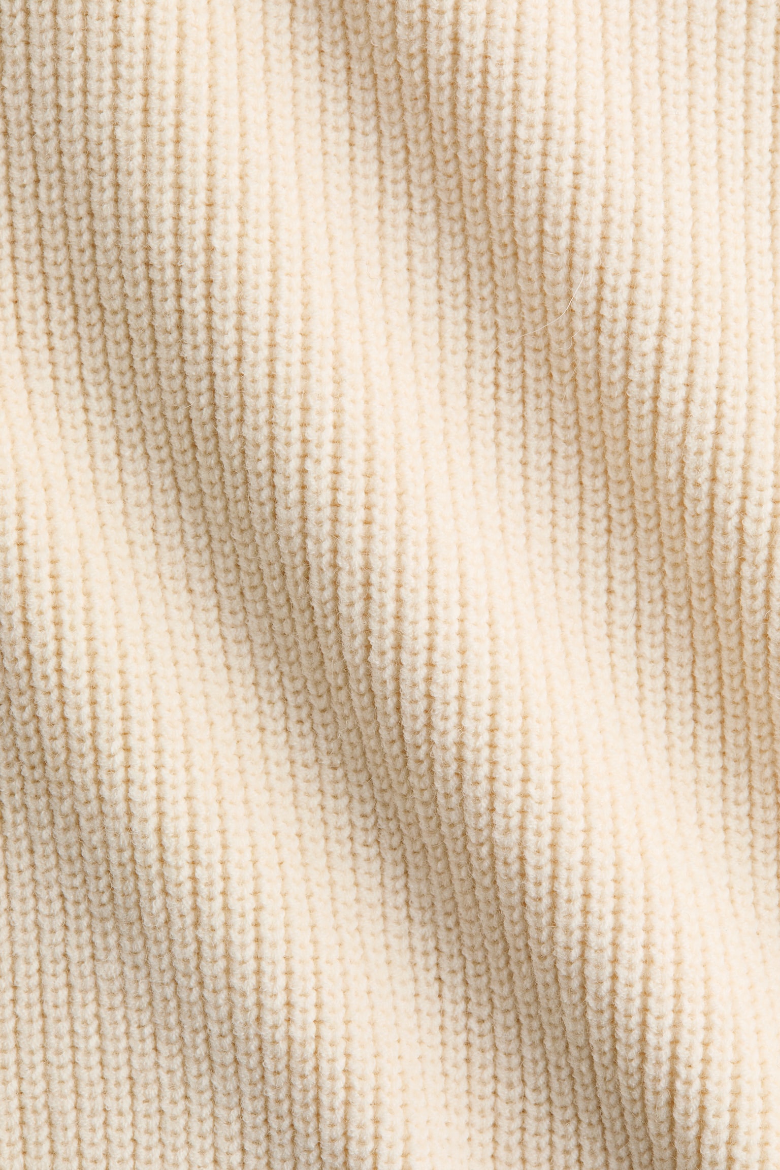 Omuzları Vatkalı Kazak - Cream/Brown - 2