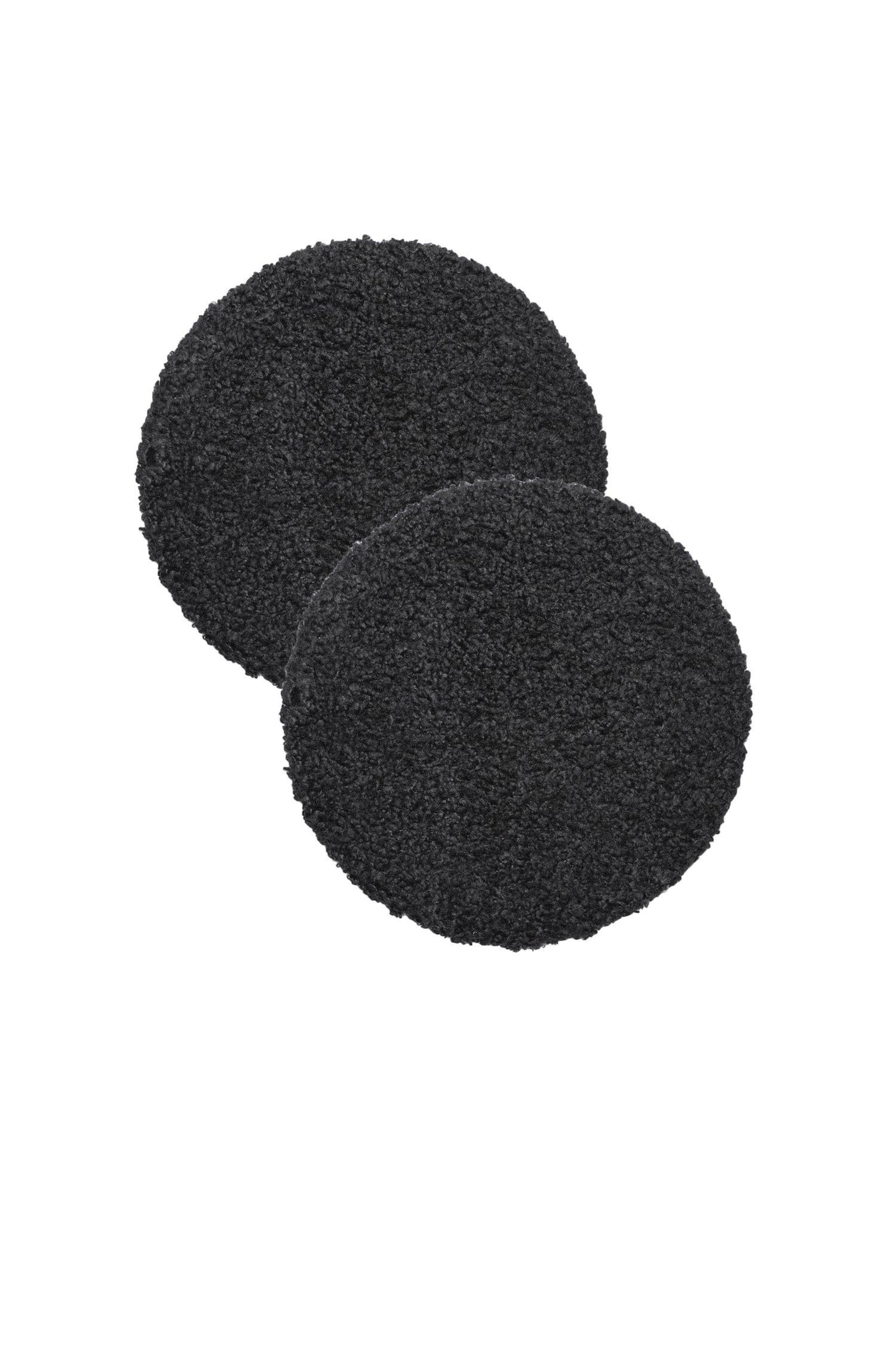 Coussin De Chaise Teddy 2p - Noir/Blanc Cassé/Marron/Gris Foncé - 1