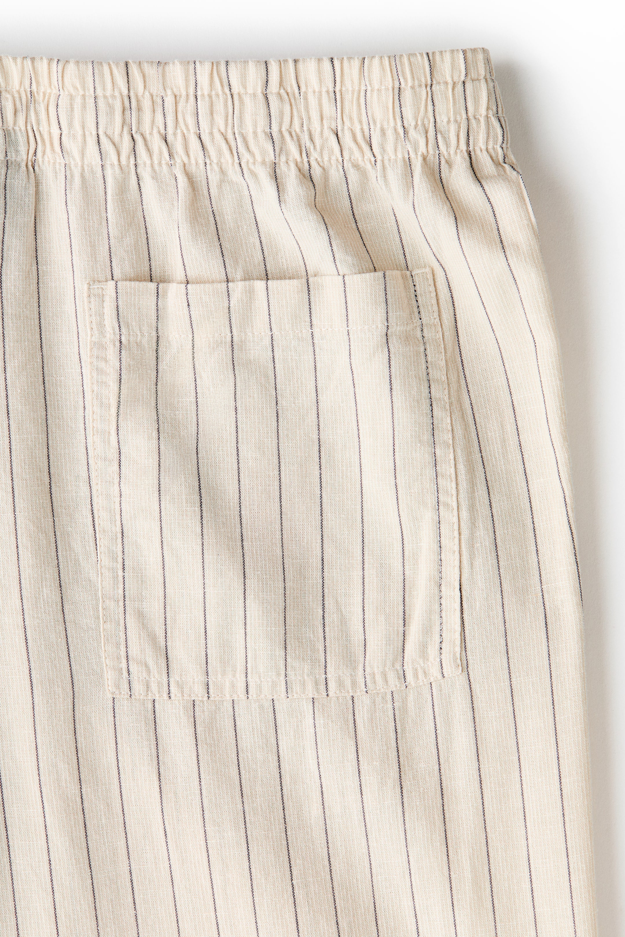 Pantalon décontracté en lin mélangé