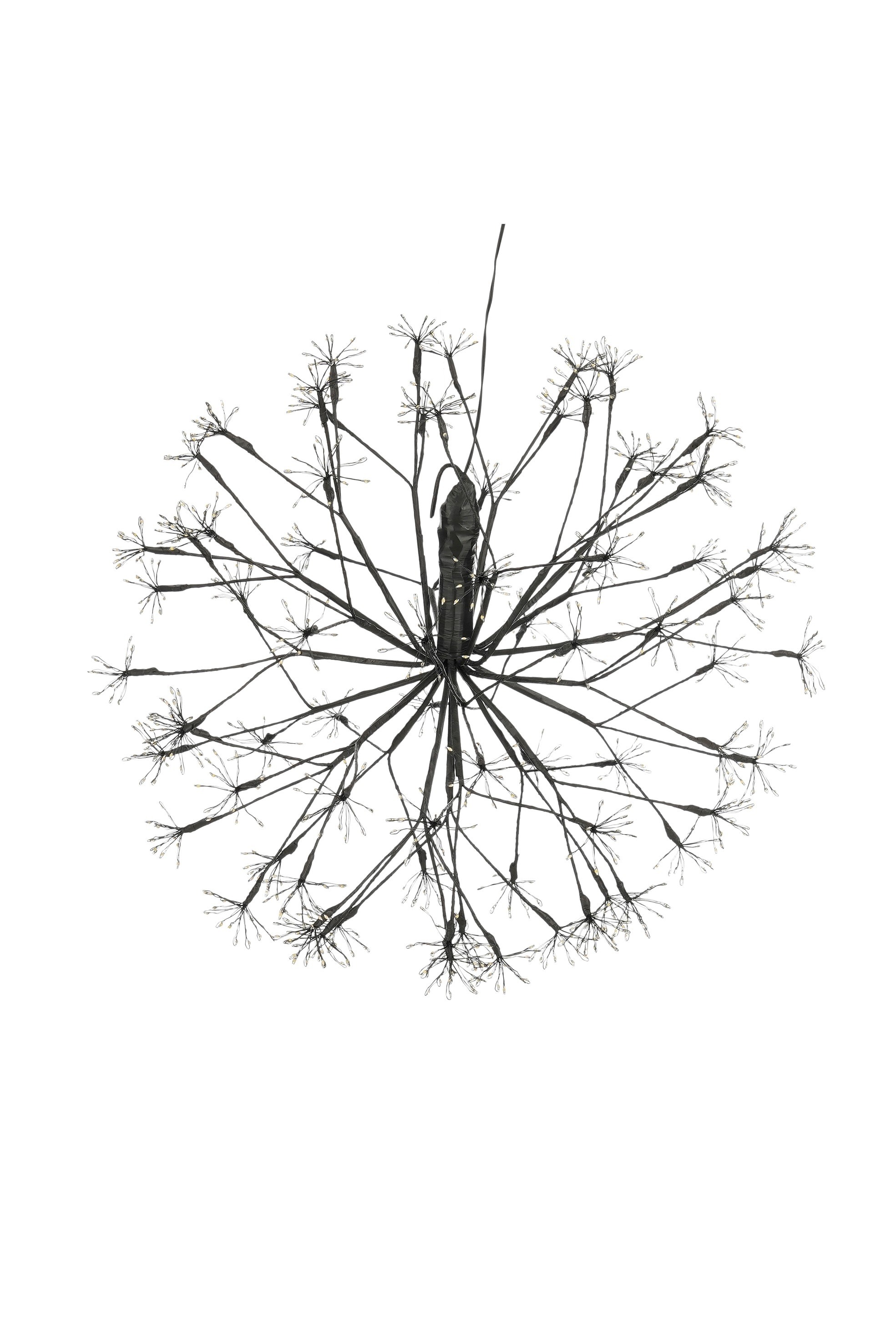 Luca Lighting - Boll Med Julbelysning - Svart