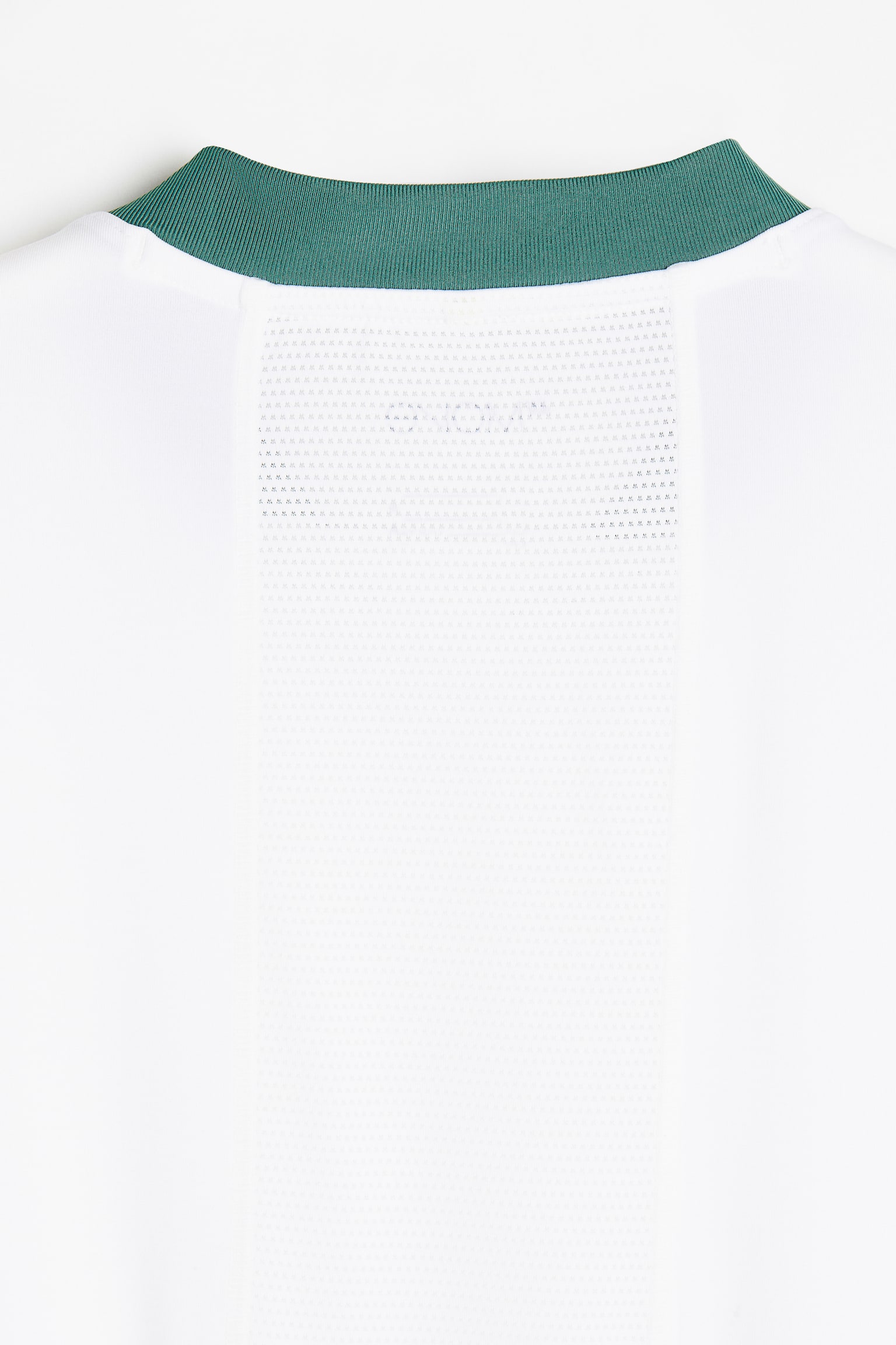 DryMove™ Tennis Tee - White/Dark green/Dark green/White/Black/White - 2