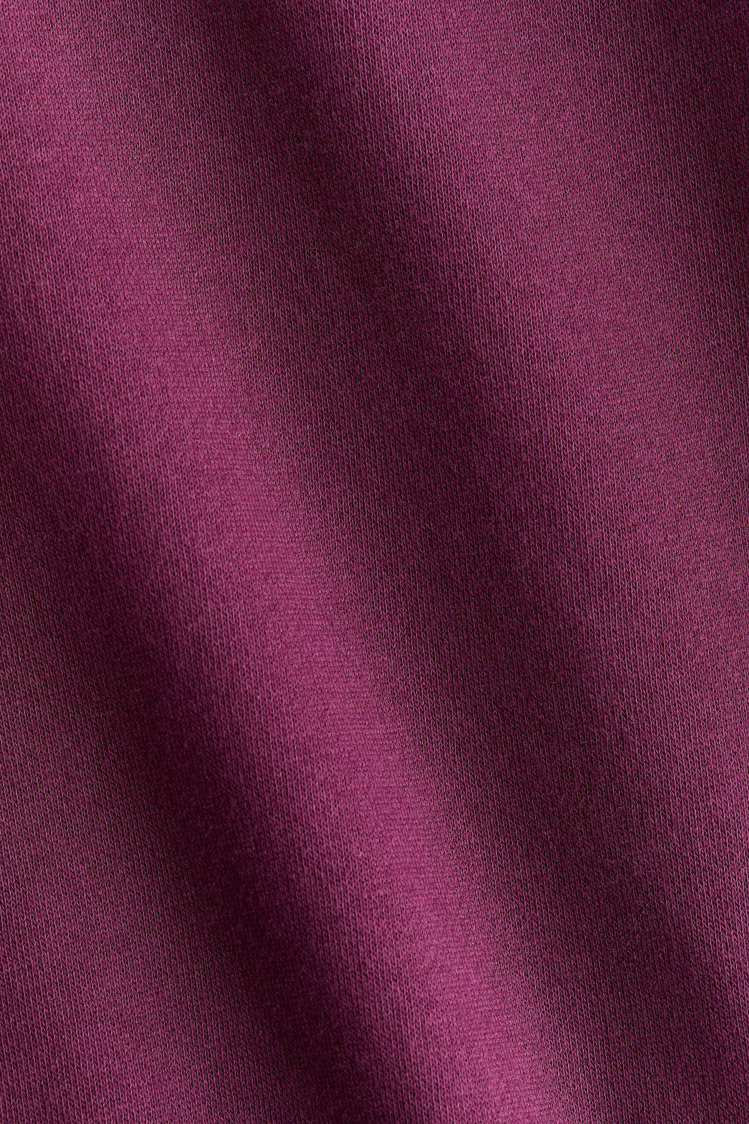 Frill-trimmed sweatshirt - Plum red/Light pink/White - 2