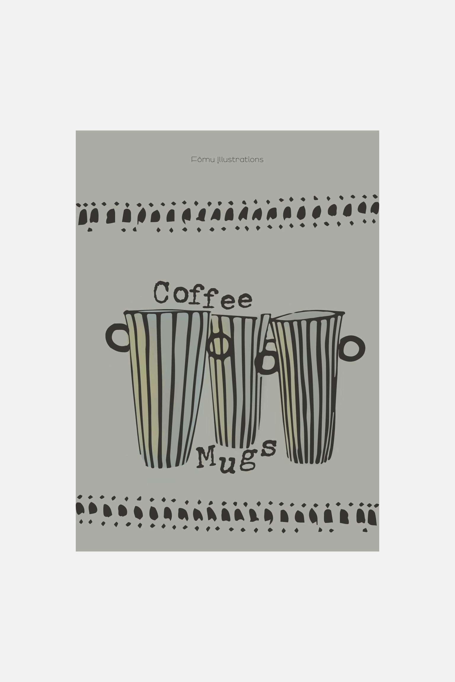 Fōmu Illustrations - Morningcoffee - Kaffeebecher - 1