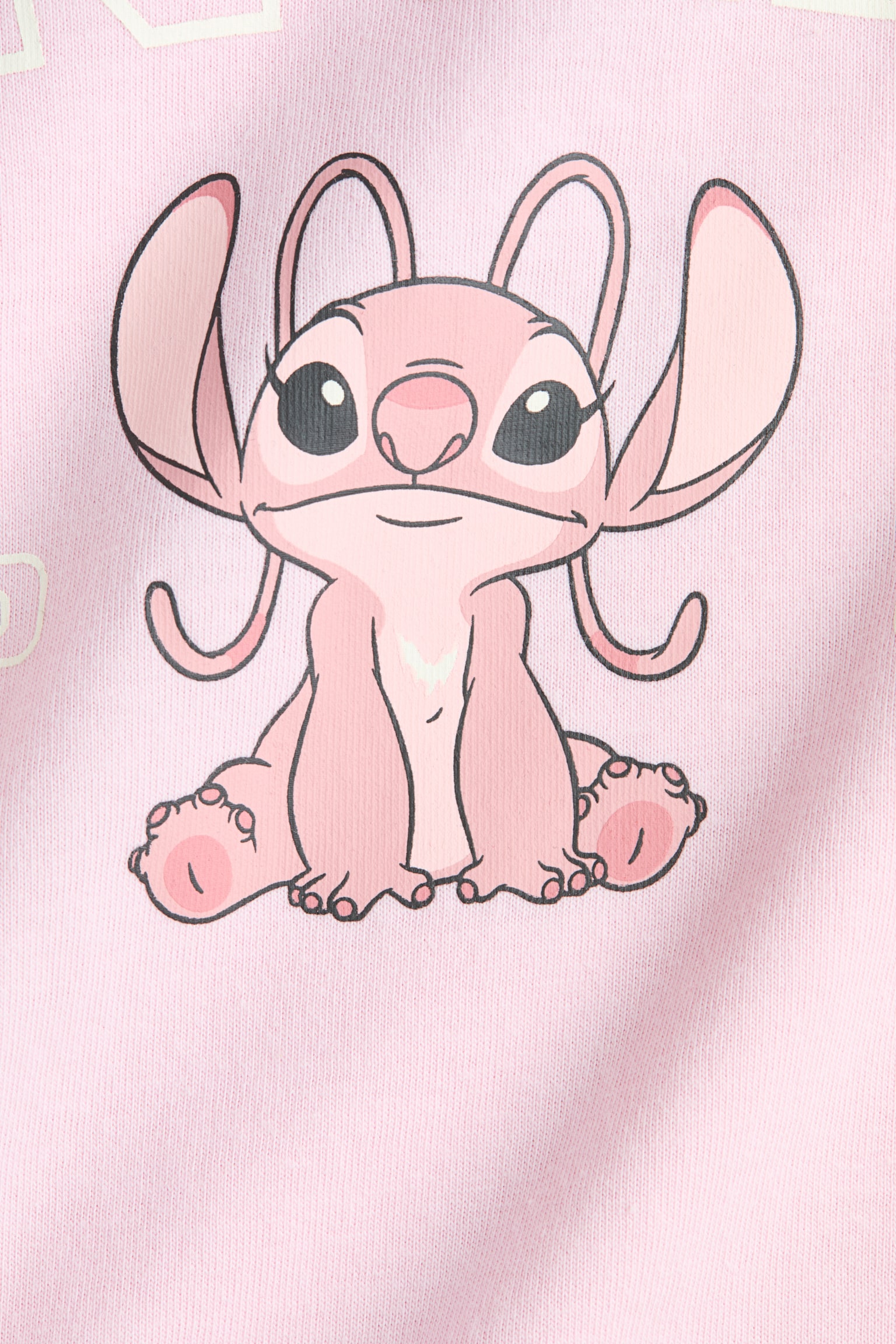 Playera de algodón con diseño estampado - Rosa/Lilo & Stitch - 2