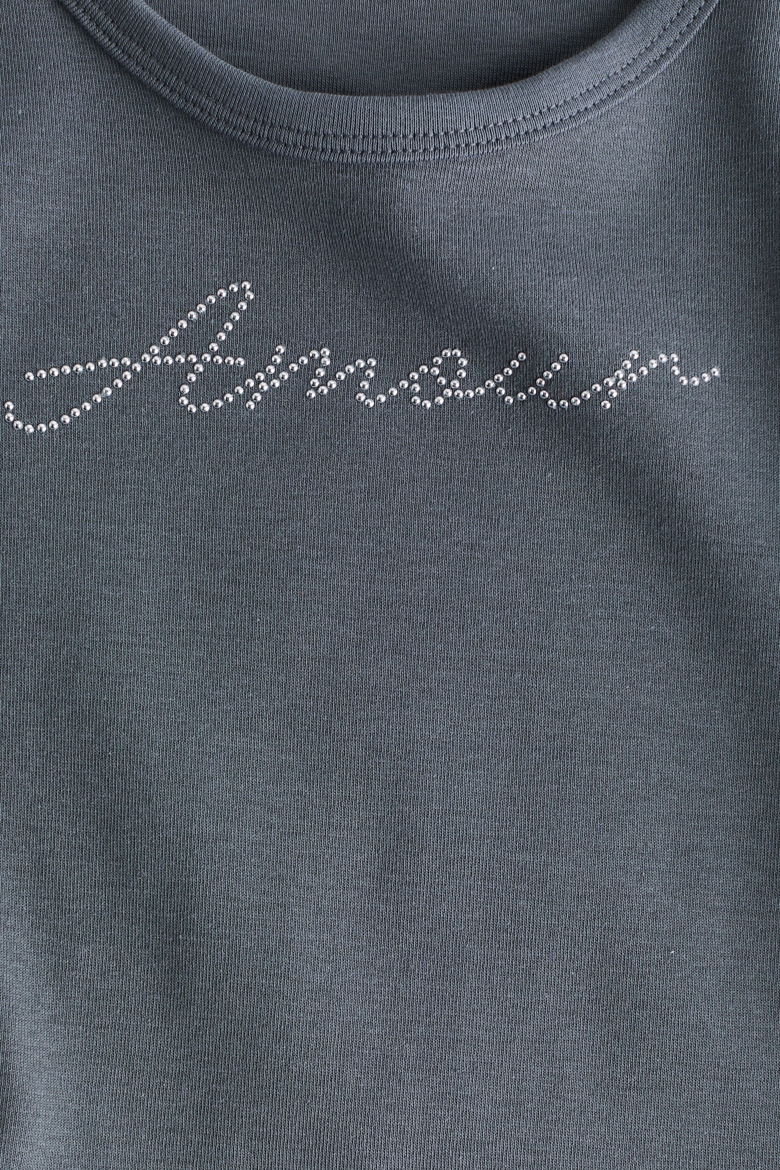 Camiseta con motivo decorativo - Gris oscuro jaspeado/Amour/Rosa claro/Corazón/Blanco/París - 2