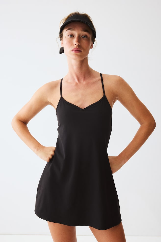 Vestido de tenis con SoftMove™ - Negro - 2