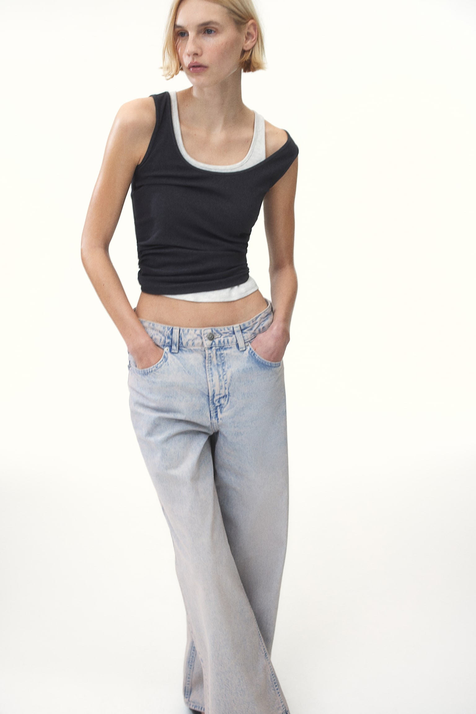 Baggy Regular Jeans - Pale denim blue/Light greige/Light grey/Pale denim blue/Pale denim blue/Black/Light denim blue/Cream - 3