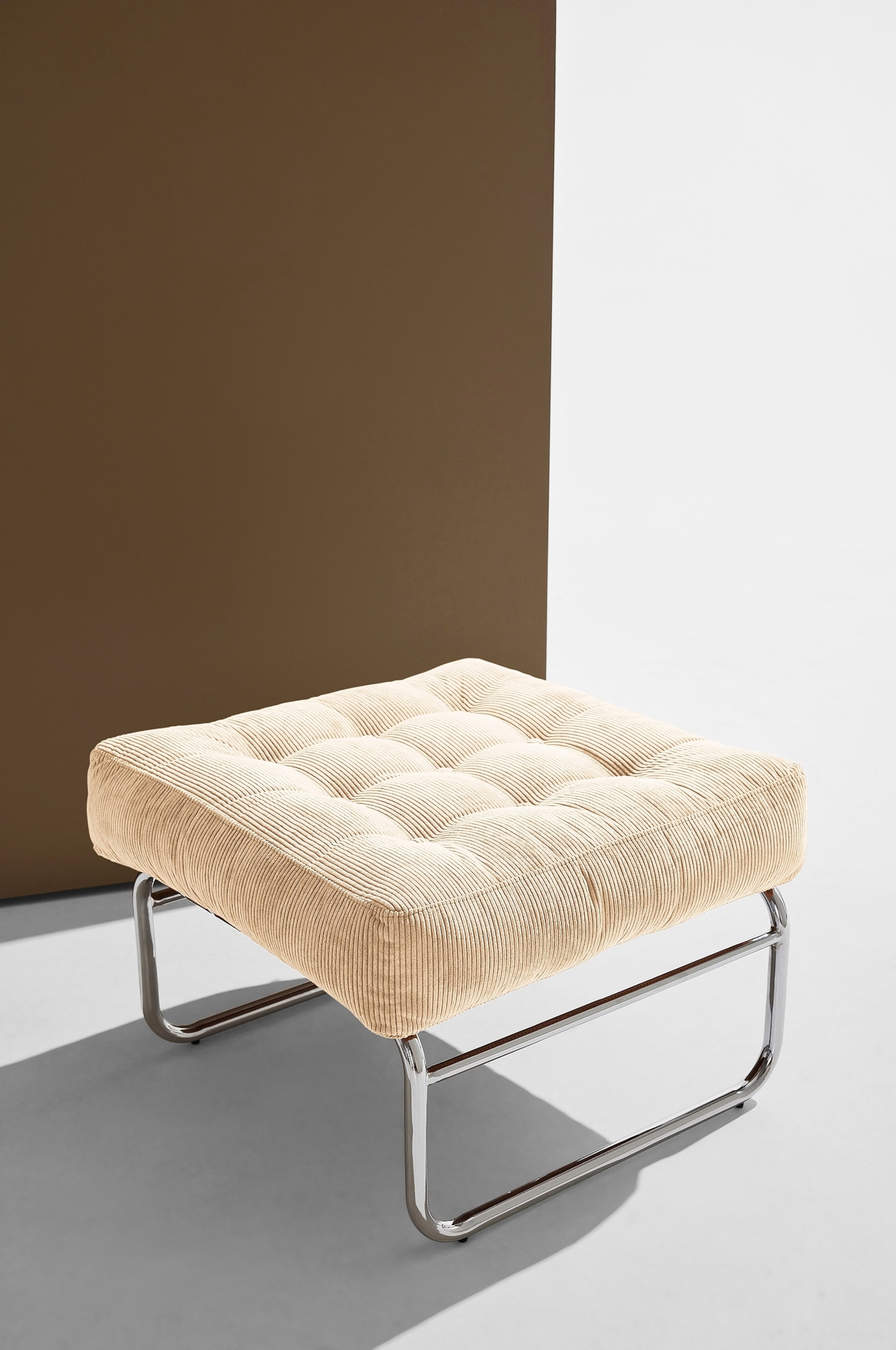 Grotere afbeelding bekijken: Luca Voetenbankje - Crème Manchester - Pastill | H&M NL 1