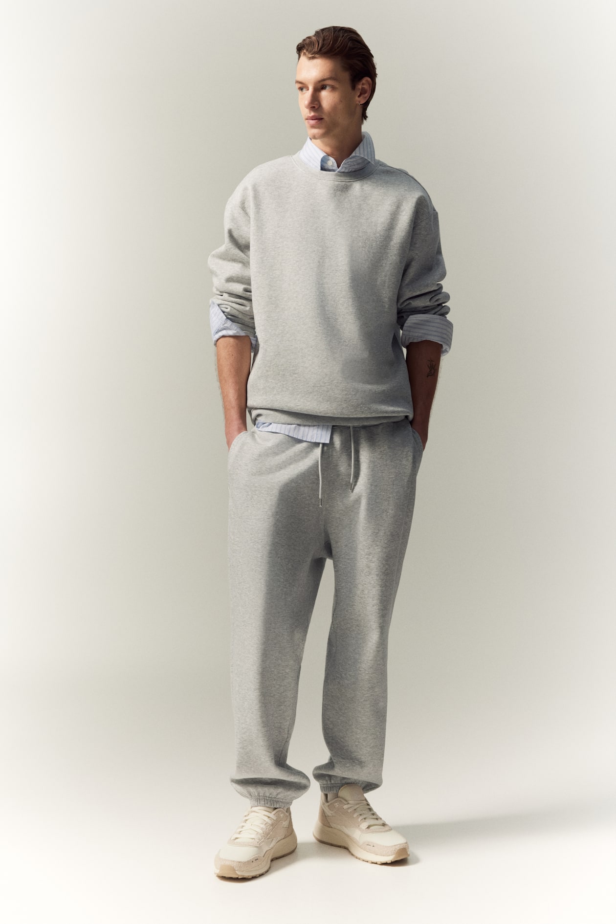 Dress Polo Joggers Mens Sweat Suits Grey Polo Sweatpants Mens Grey