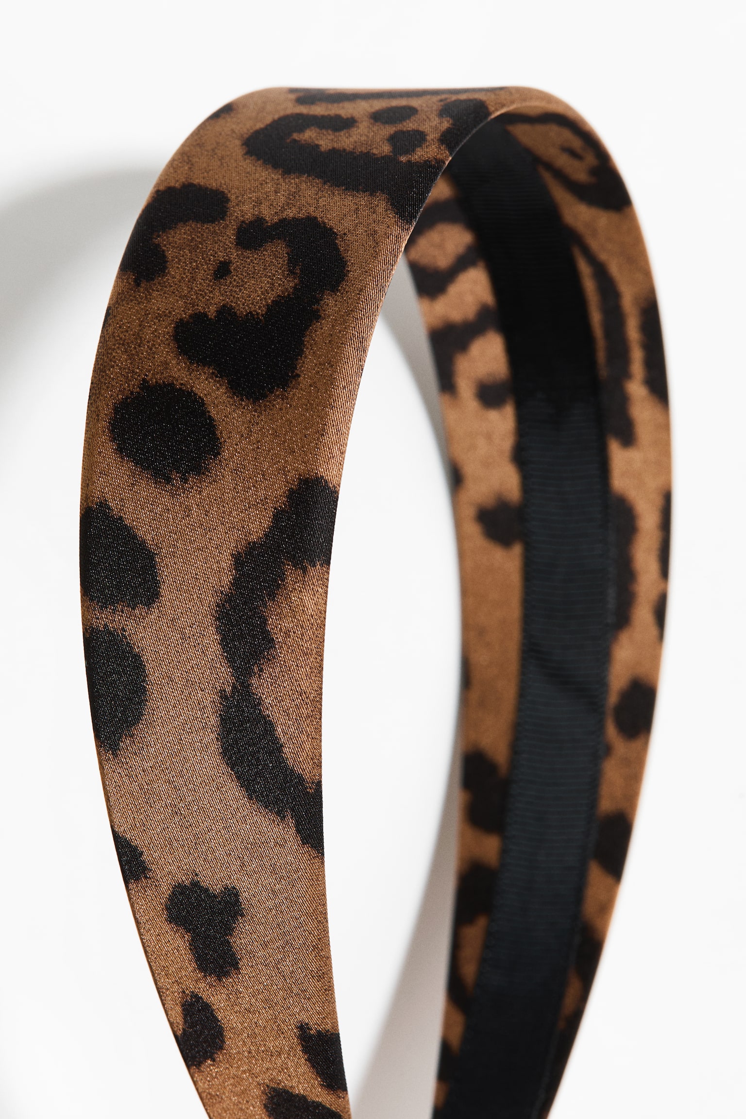 Аксессуары для волос H&M Patterned Hairband, цвет: Бежевый / Леопардовый с принтом — фото 2
