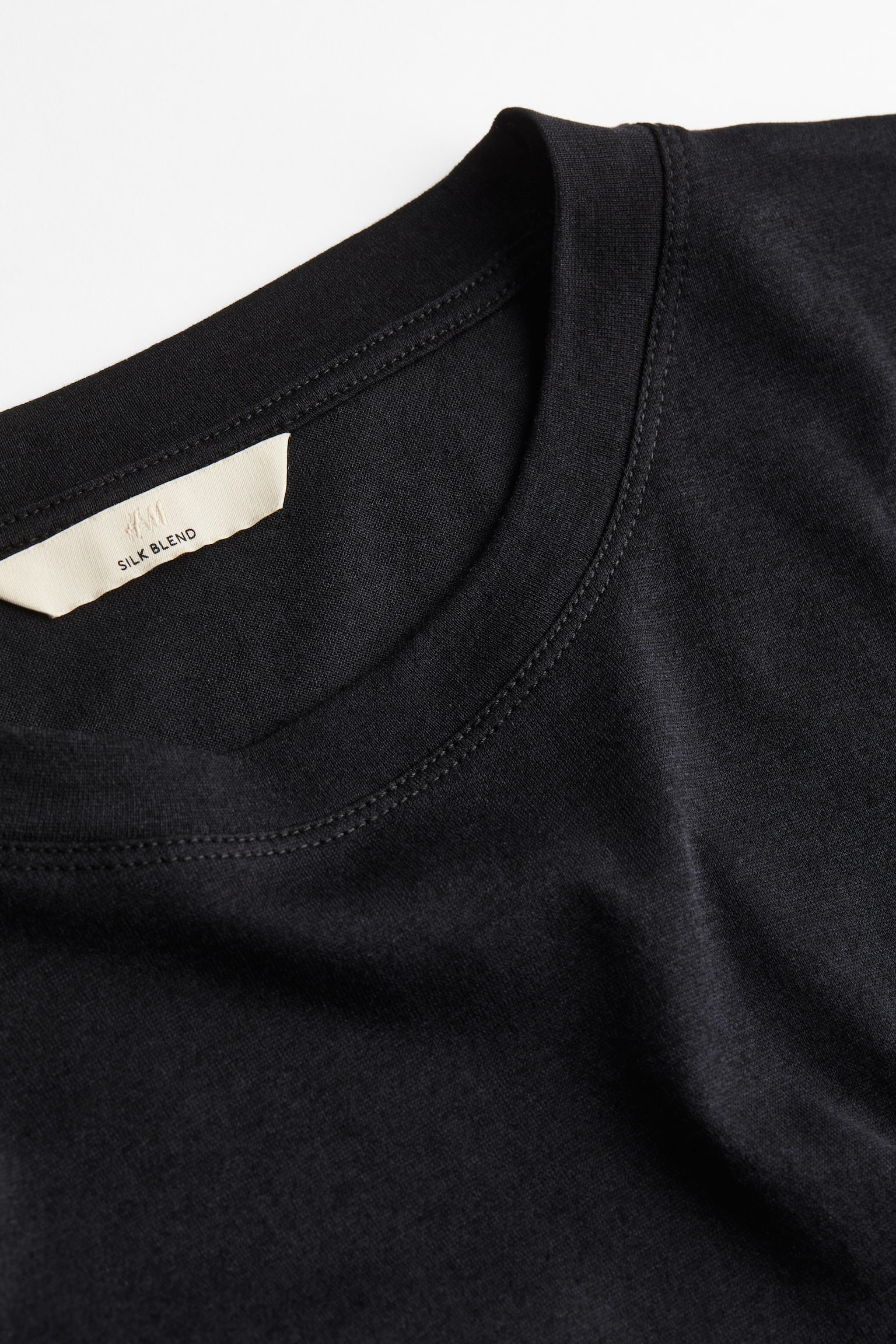 Blouse LOLA Noire En Soie Mélangée - Taille S, Manches Courtes, Occasion Très Bon état