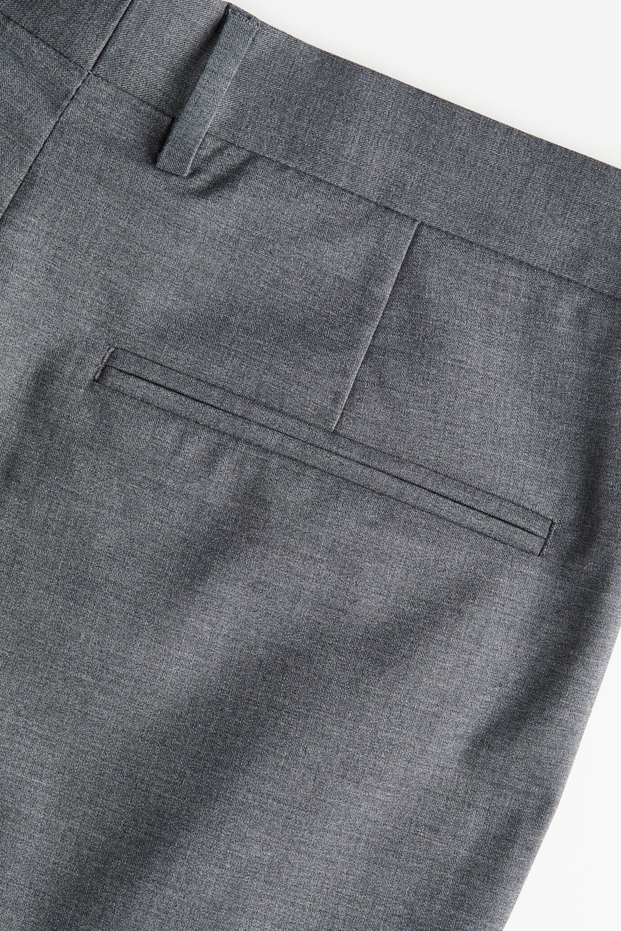 Slim Fit Suit trousers - Dark grey marl - Men | H&M GB 6