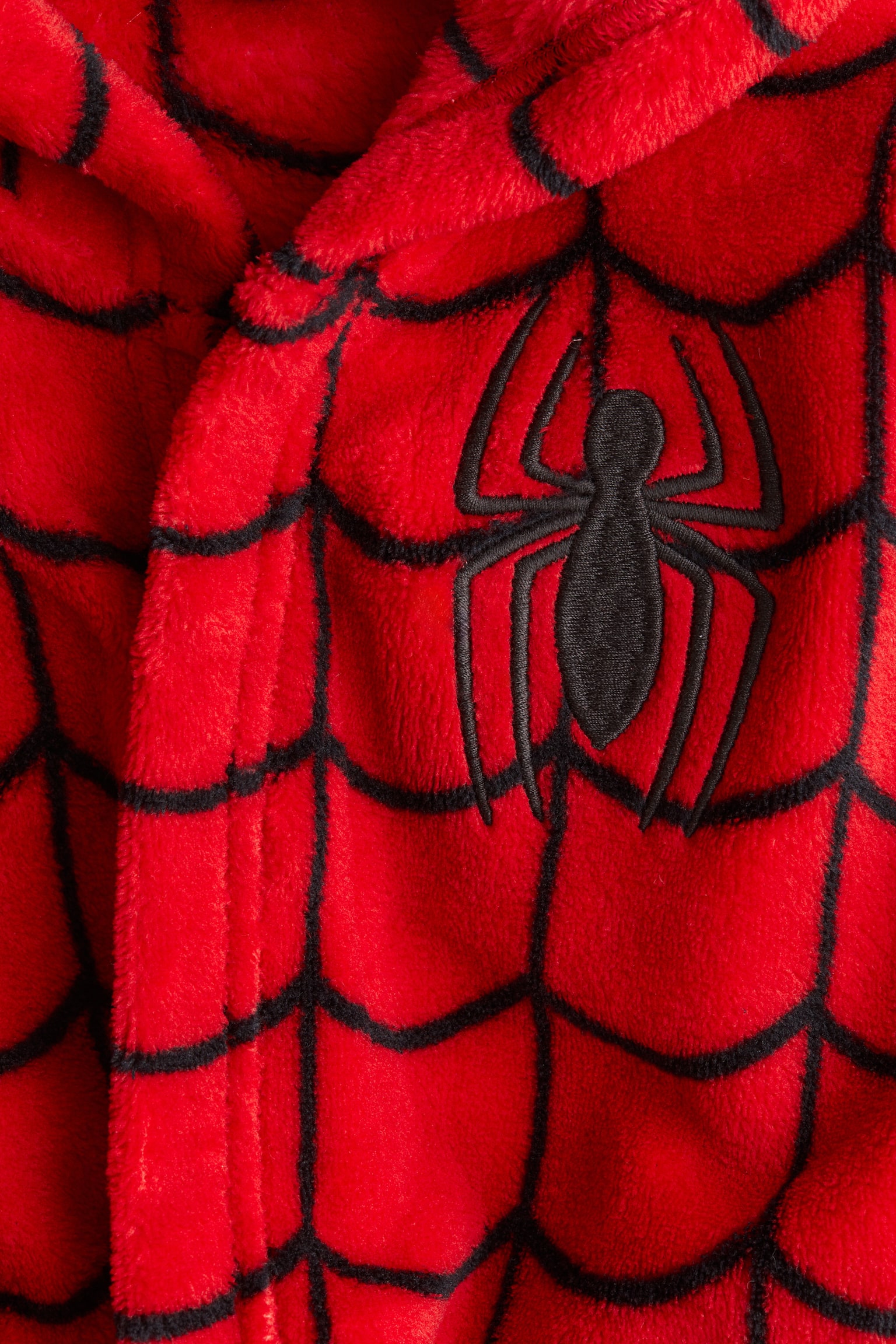 Fleece dressing gown - Red/Spider-Man/Yellow - 2