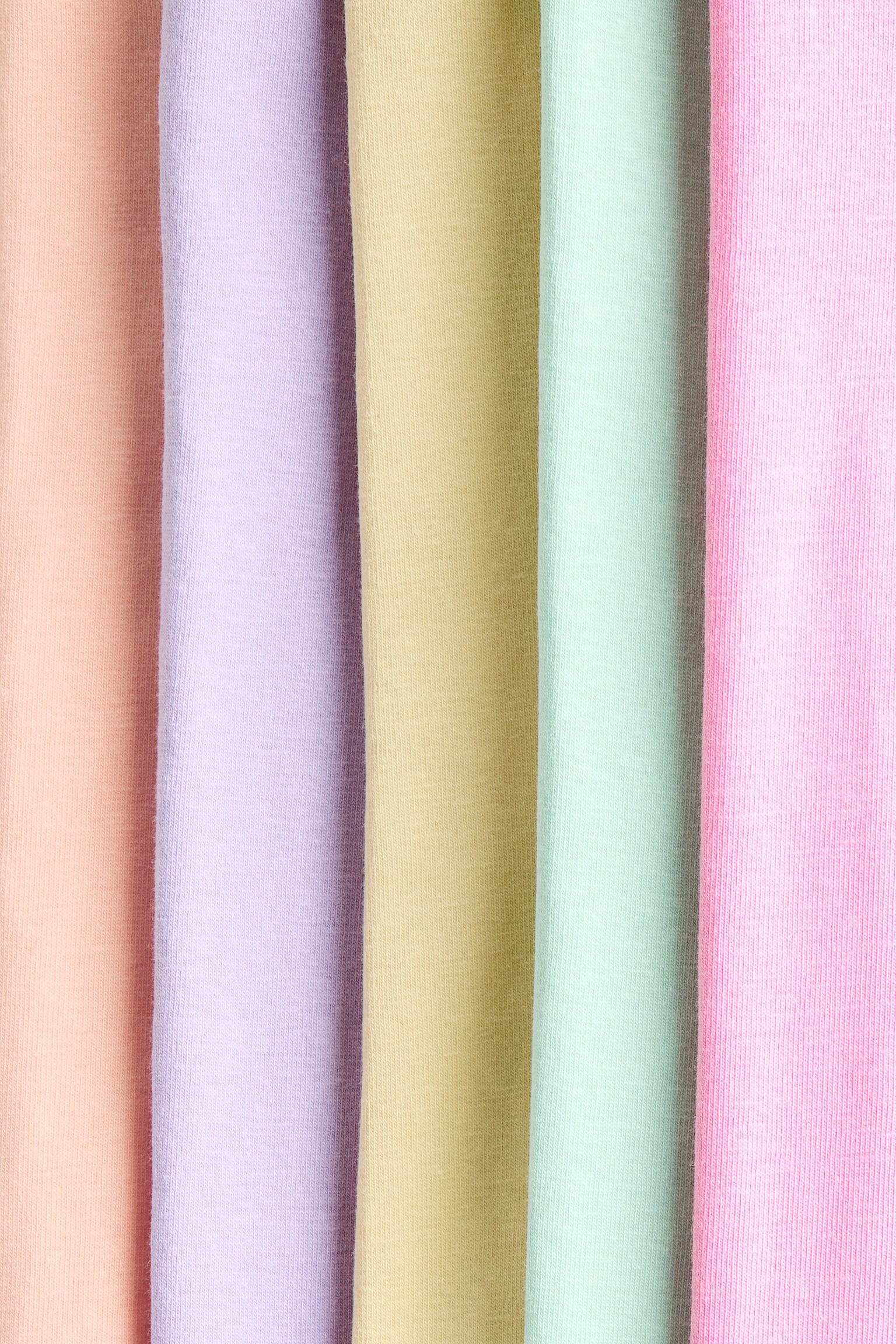 5-pack cotton Capri leggings - Pink/Mint green/Pink/Black/White/Pink striped/Orange/Leopard print/Pink/Light pink/Pink/Light beige - 2