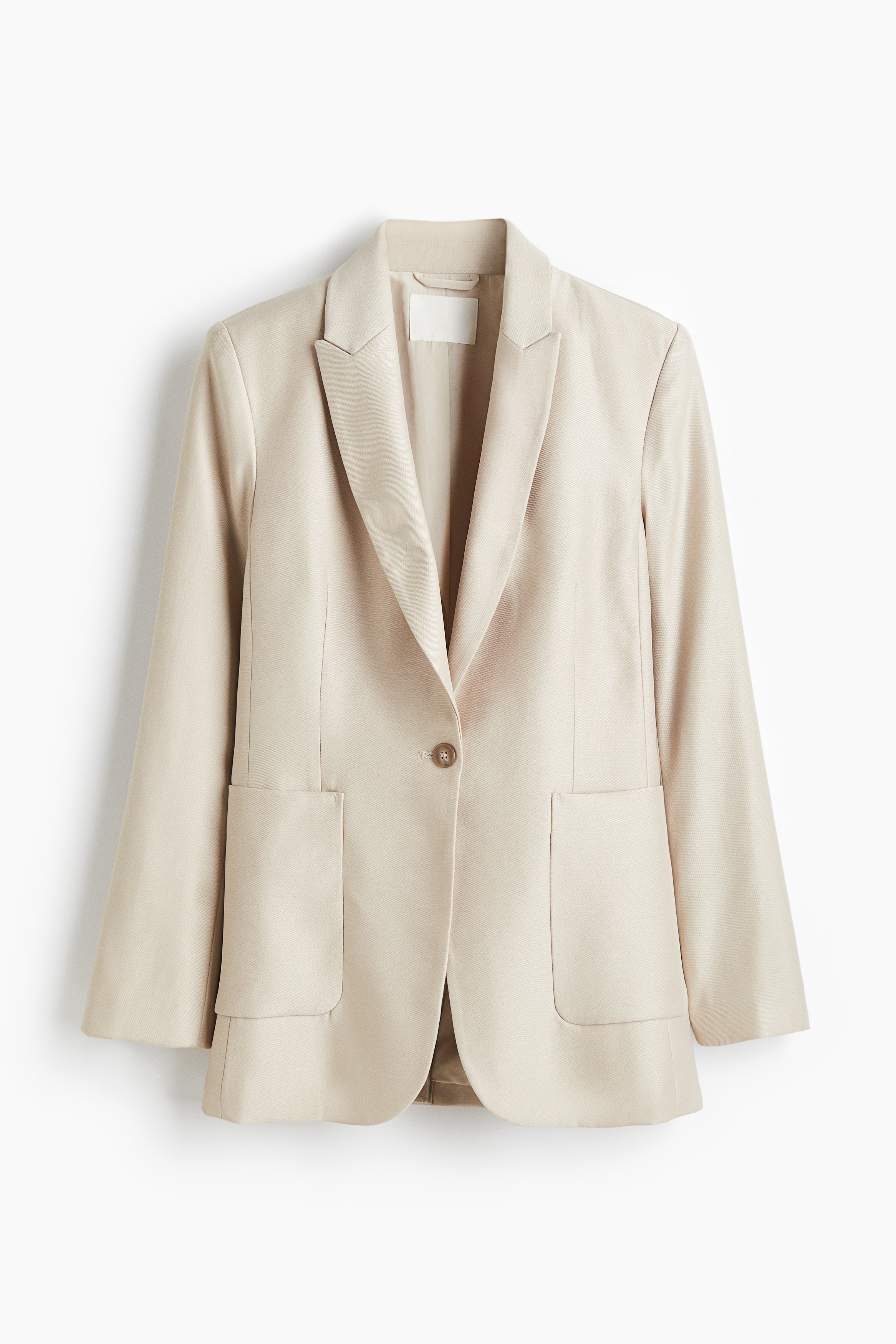 H & M - Taillierter Blazer - Beige - Damen