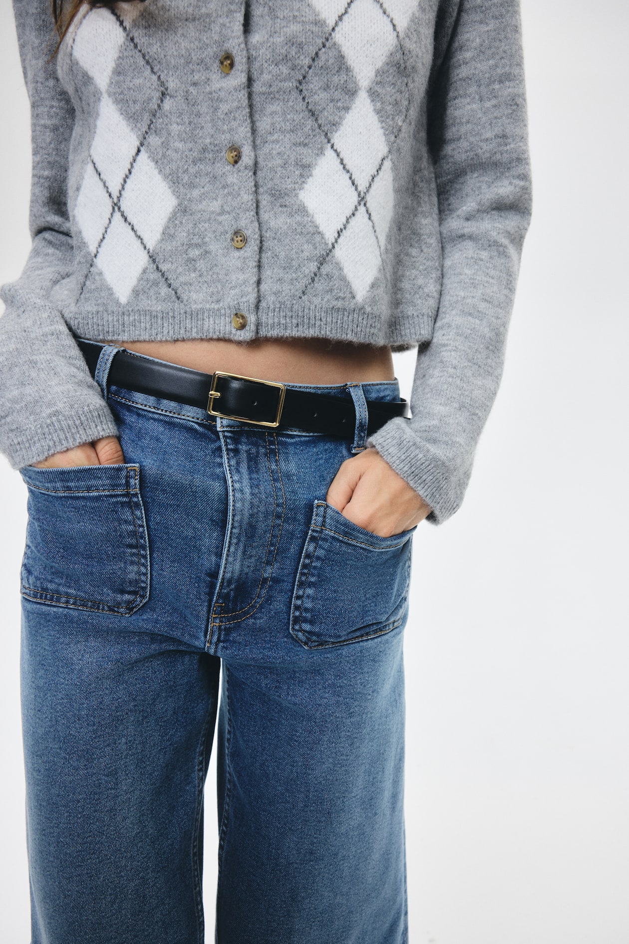 Jacquard-Knit Cardigan - image 3