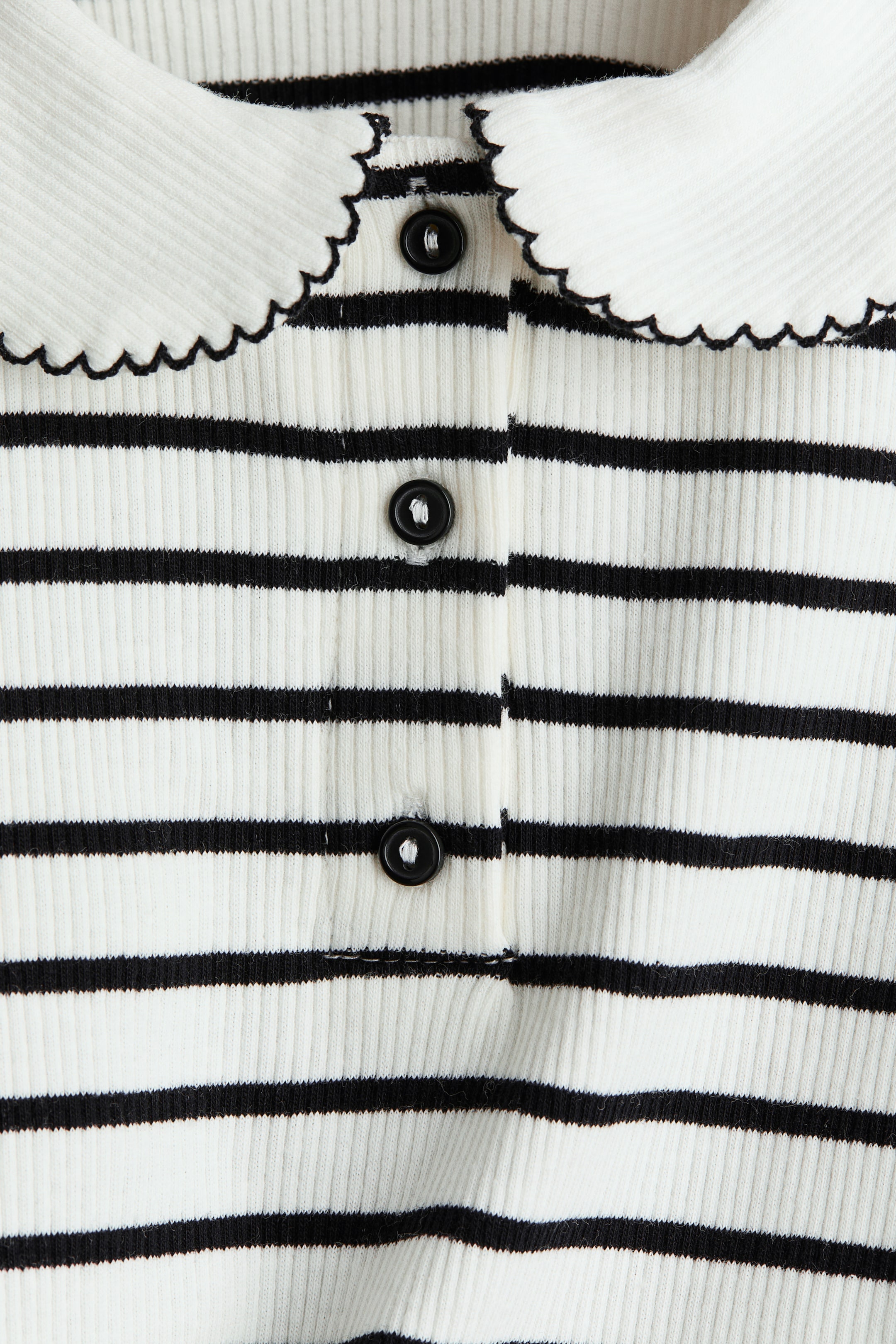 Cotton Top with Collar