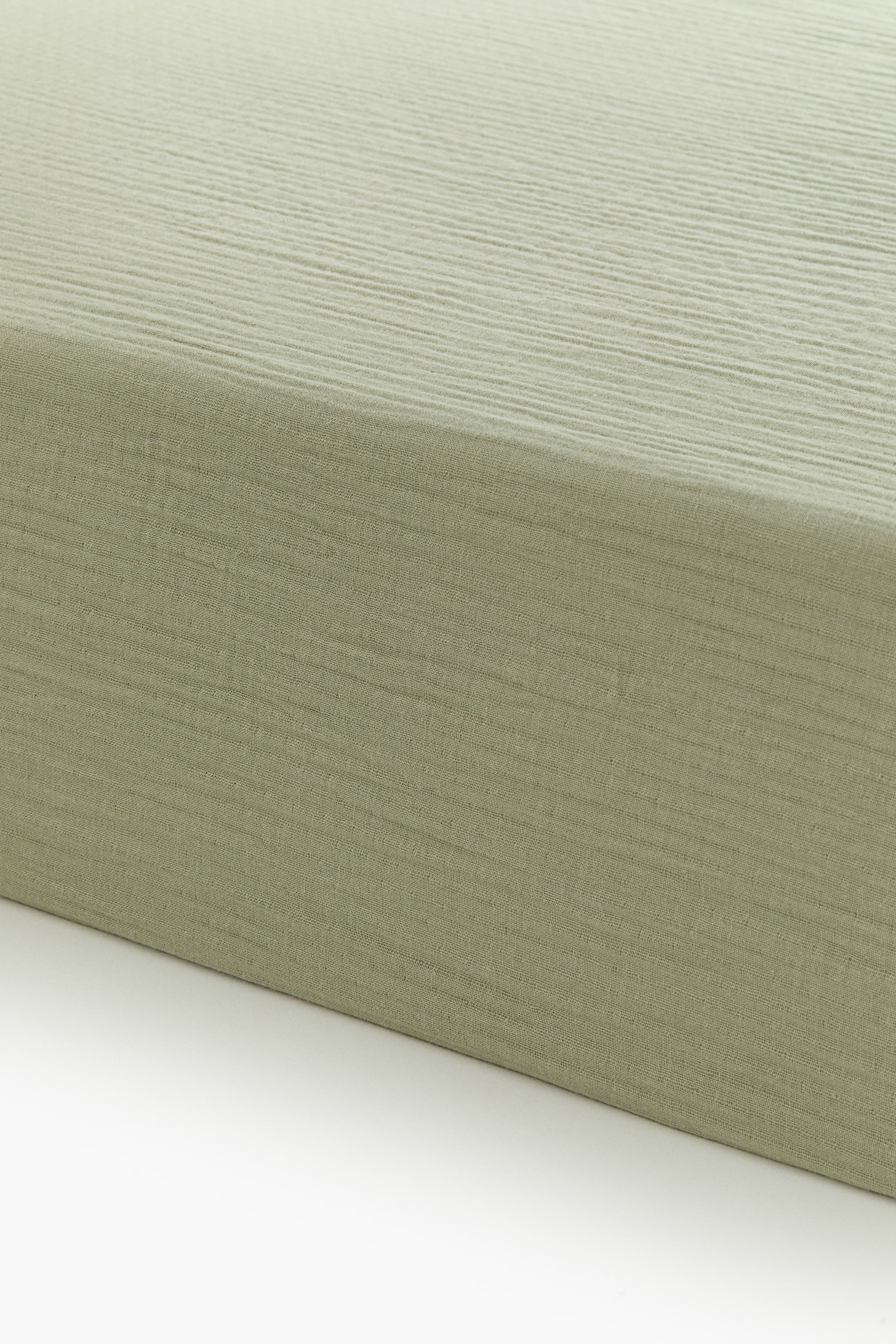 Prikaži veću sliku: Navlaka od muslina za dušek u krevecu - Žalfija zelena - Home All | H&M RS 2