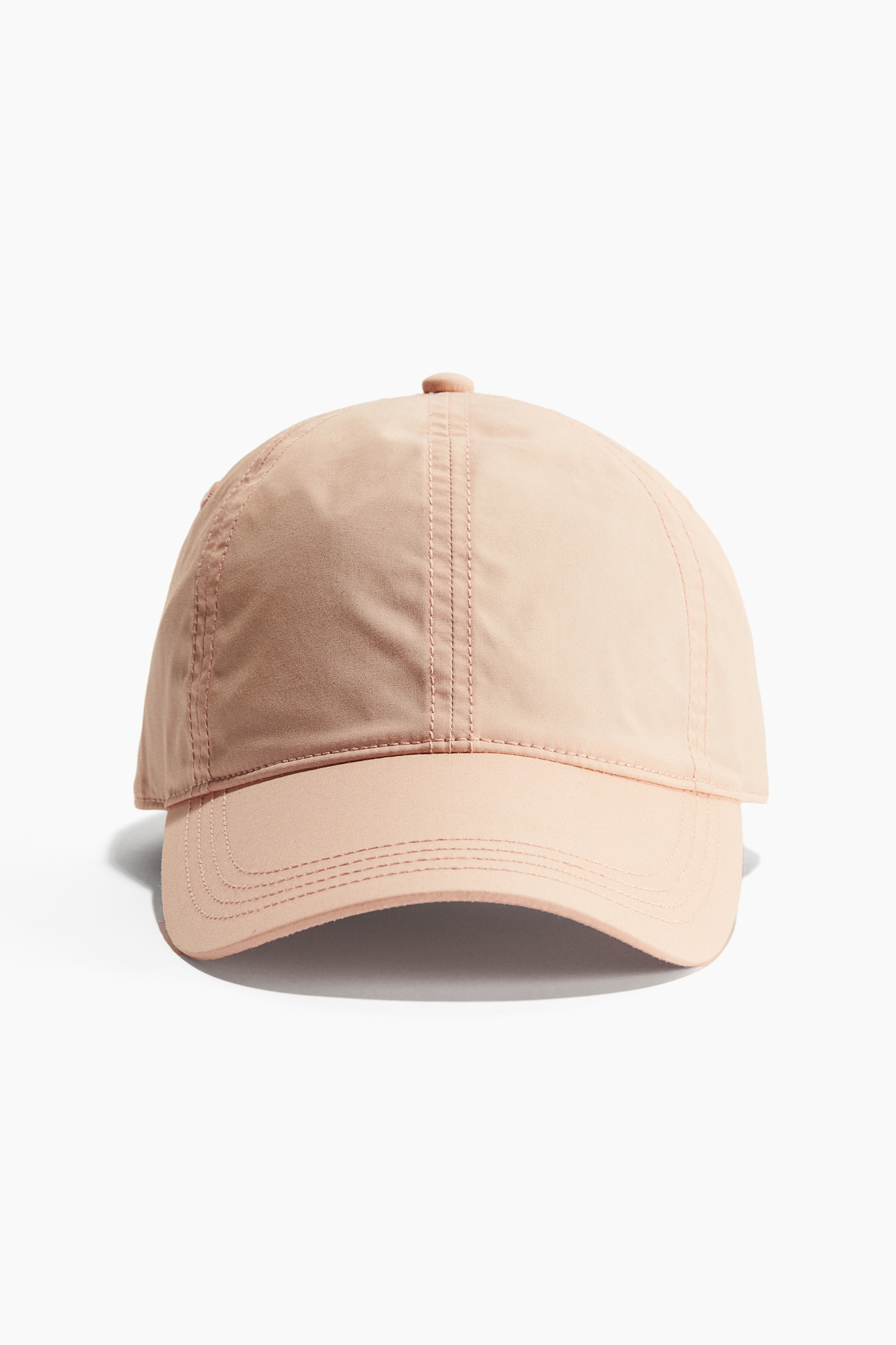 Poplin cap - Peach pink/Light blue - 1