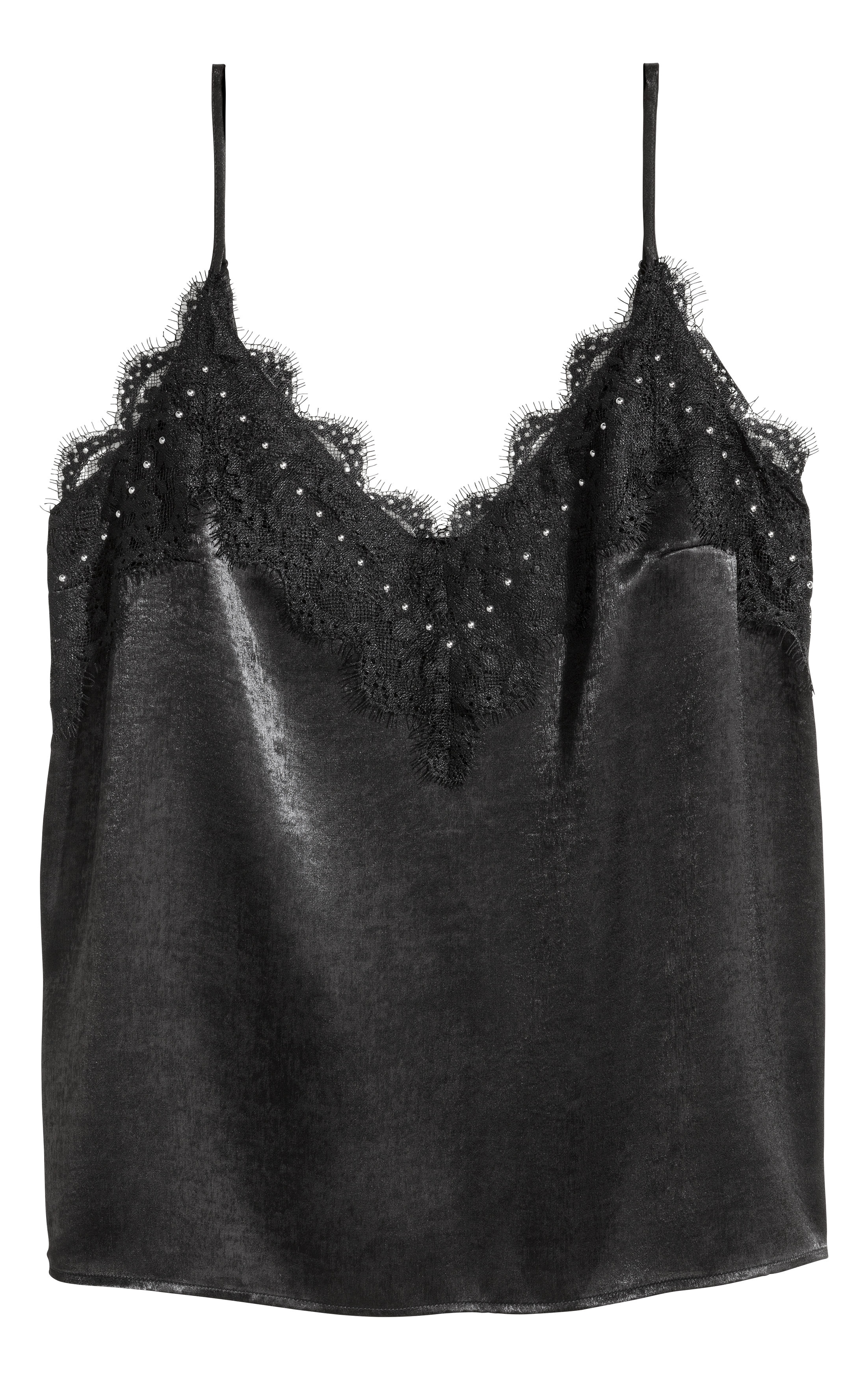 h&m satin camisole top