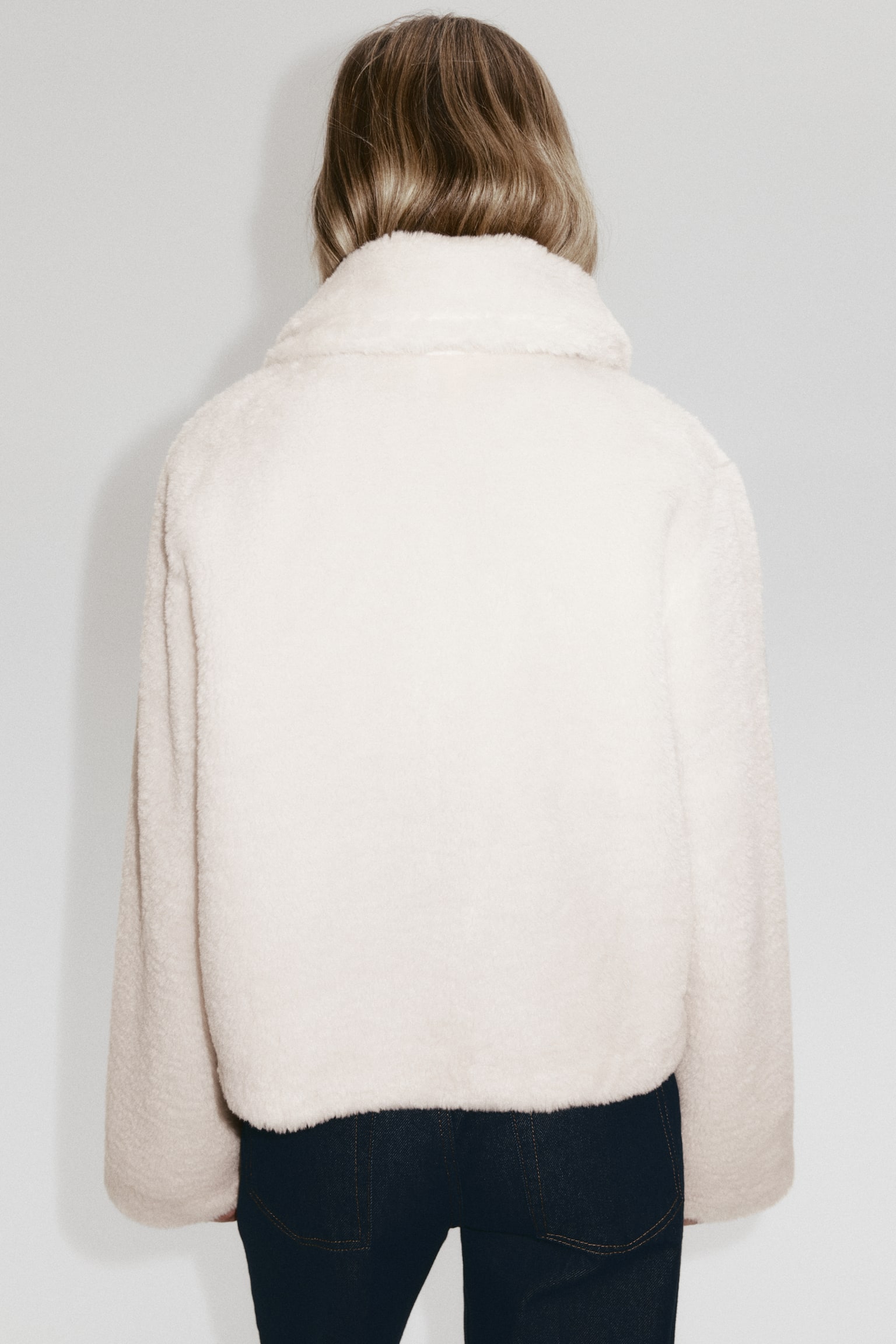 Pile jacket - Light beige - 4