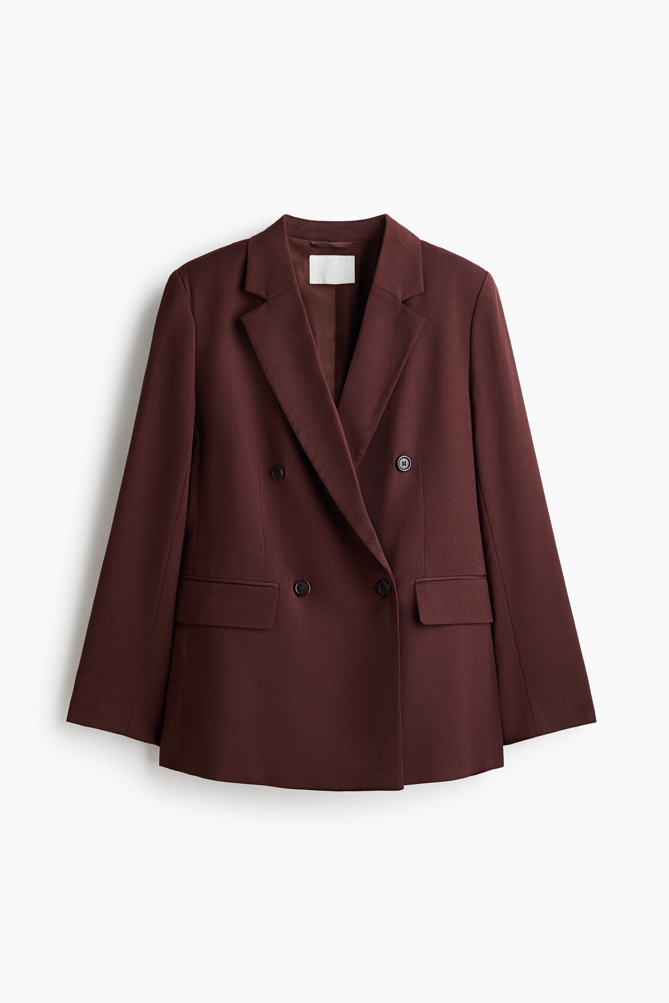 Double-breasted blazer - Rust brown/Dark mole/Dogtooth pattern/Dark brown/Black/Dark brown/Brown