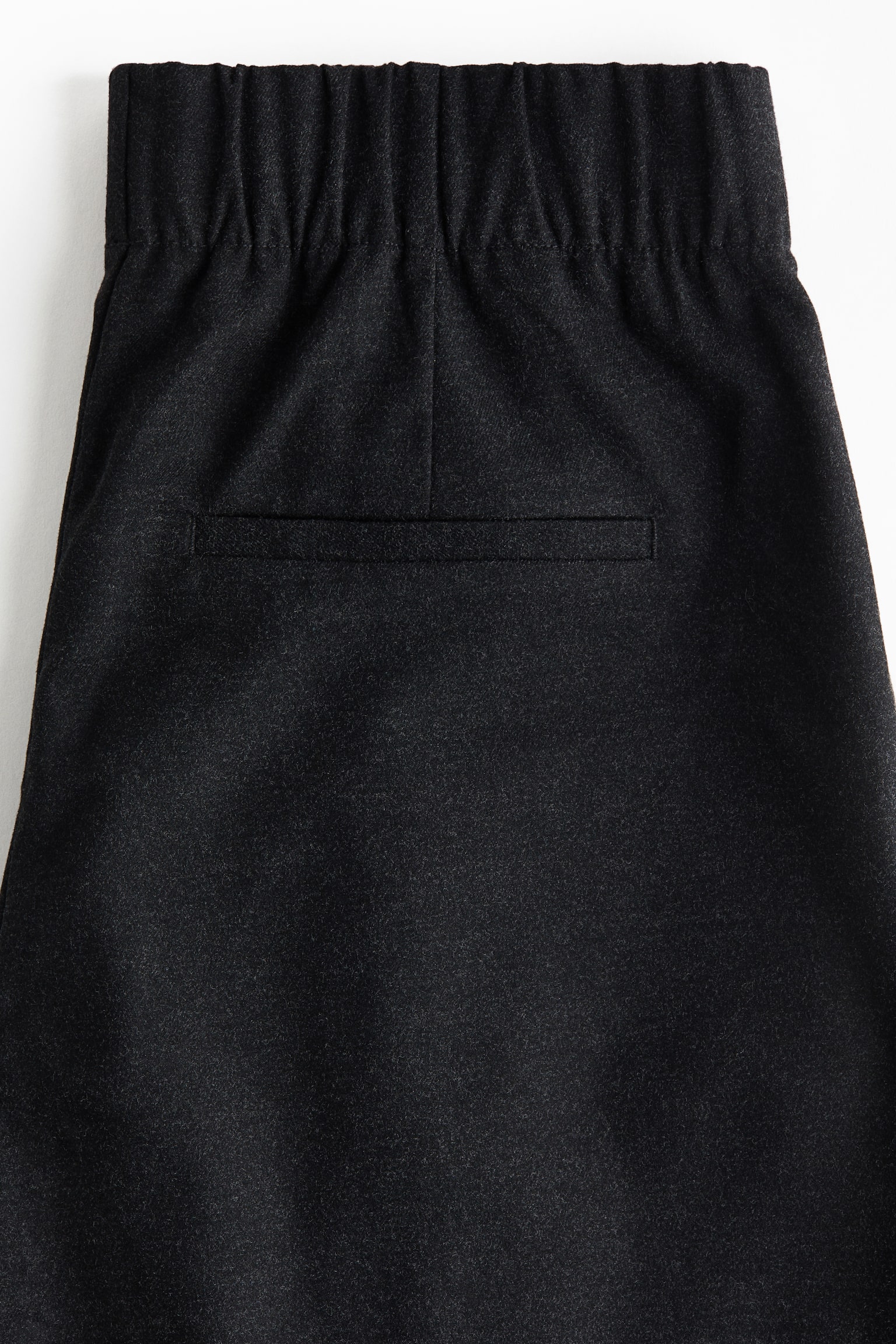 Wide pull-on trousers - Dark grey/Beige/Dark brown/Pinstriped - 5