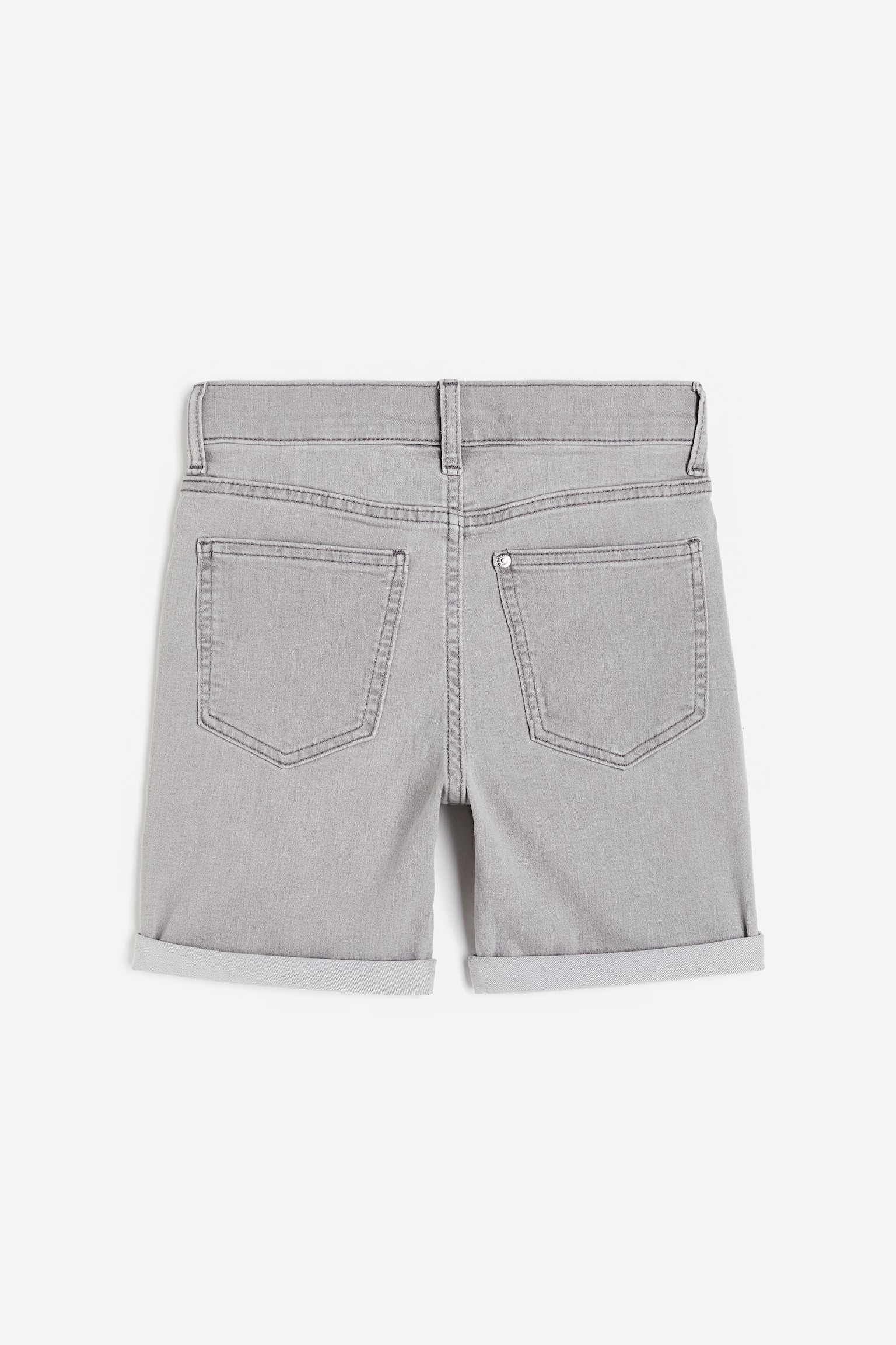 Denim shorts Slim Fit - Grey/Black - 2