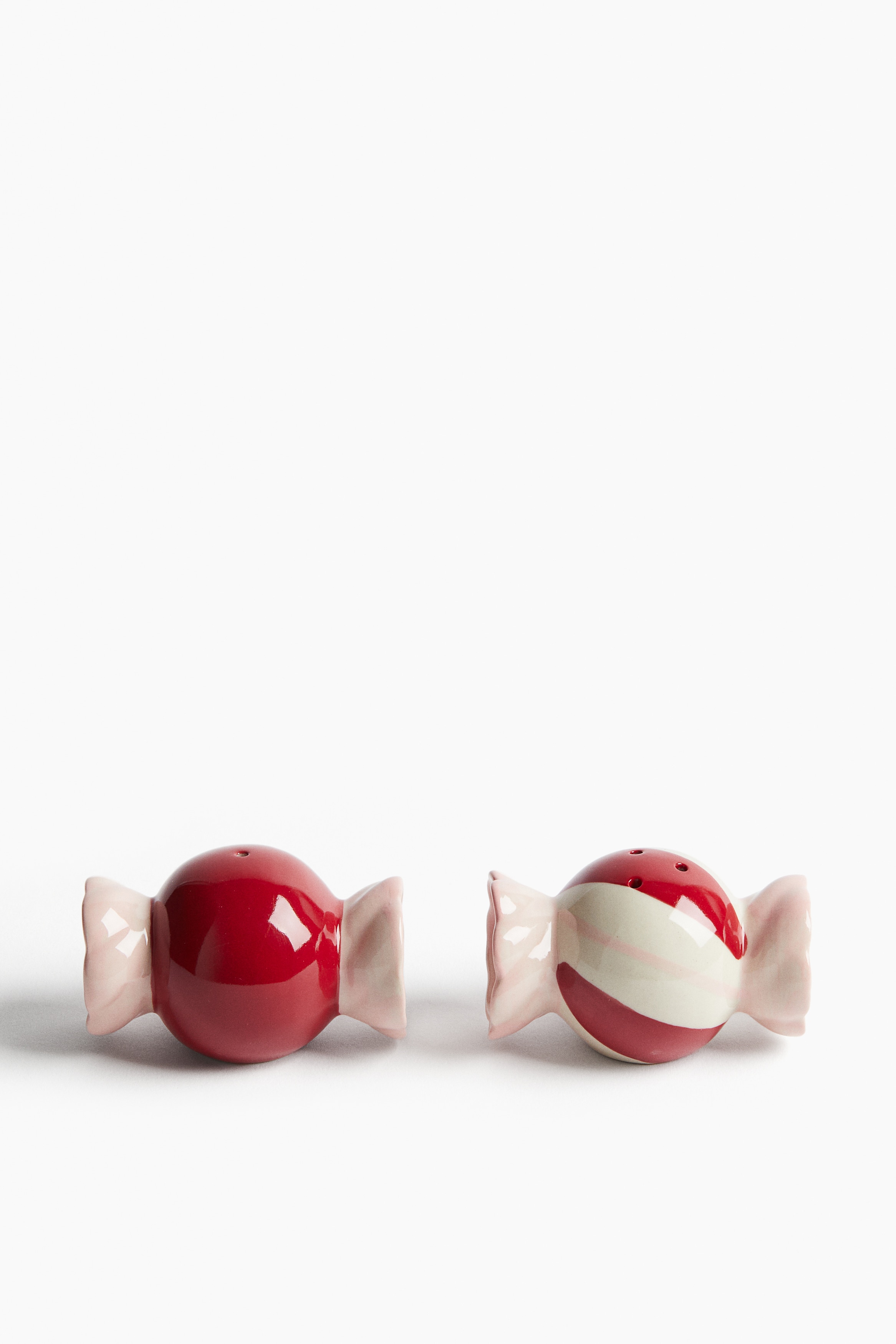 H&M Home  - Salière et poivrière - Rouge/bonbon enveloppé