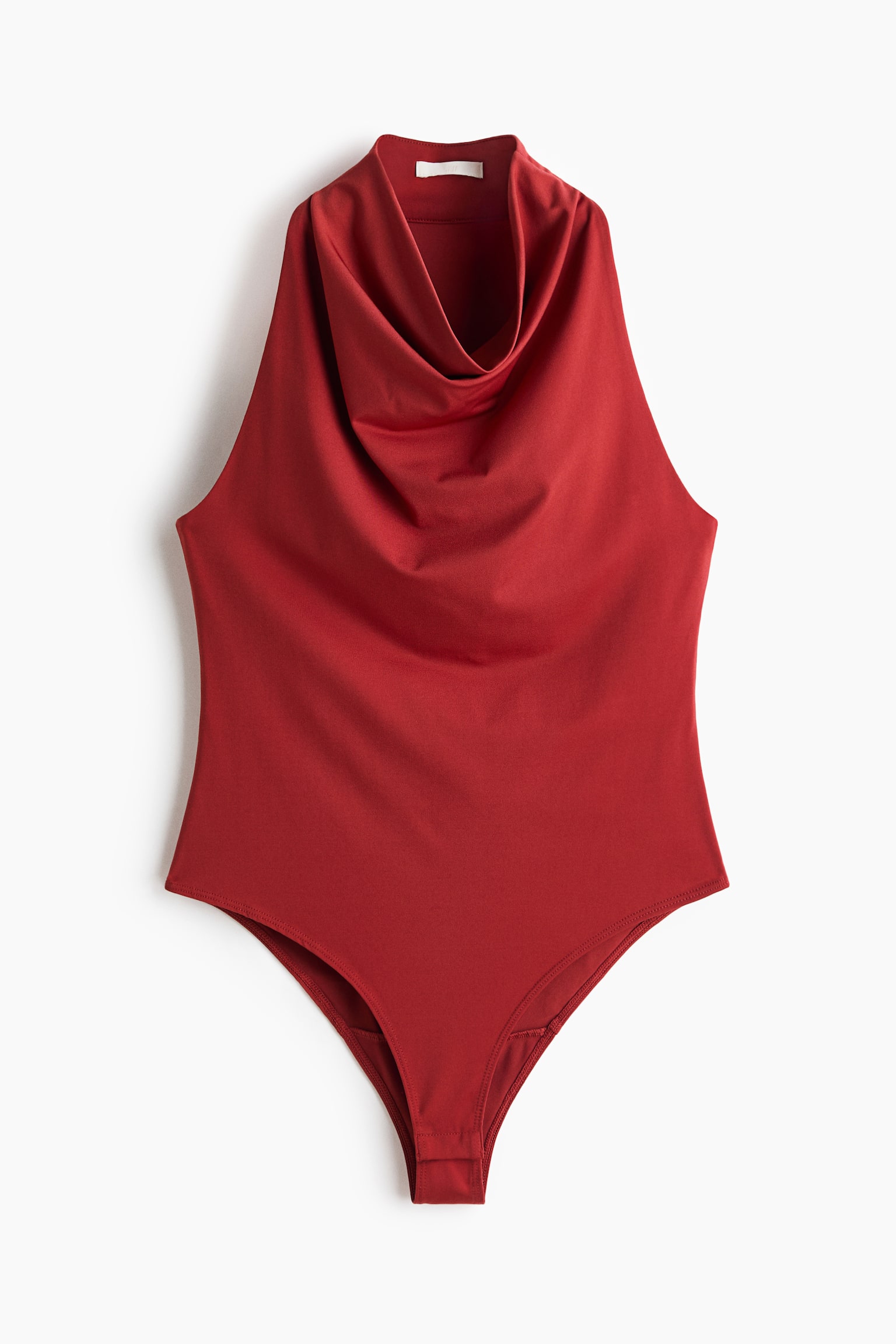 Cowl-neck body - Rojo/Morado ciruela/Negro/Crema - 1