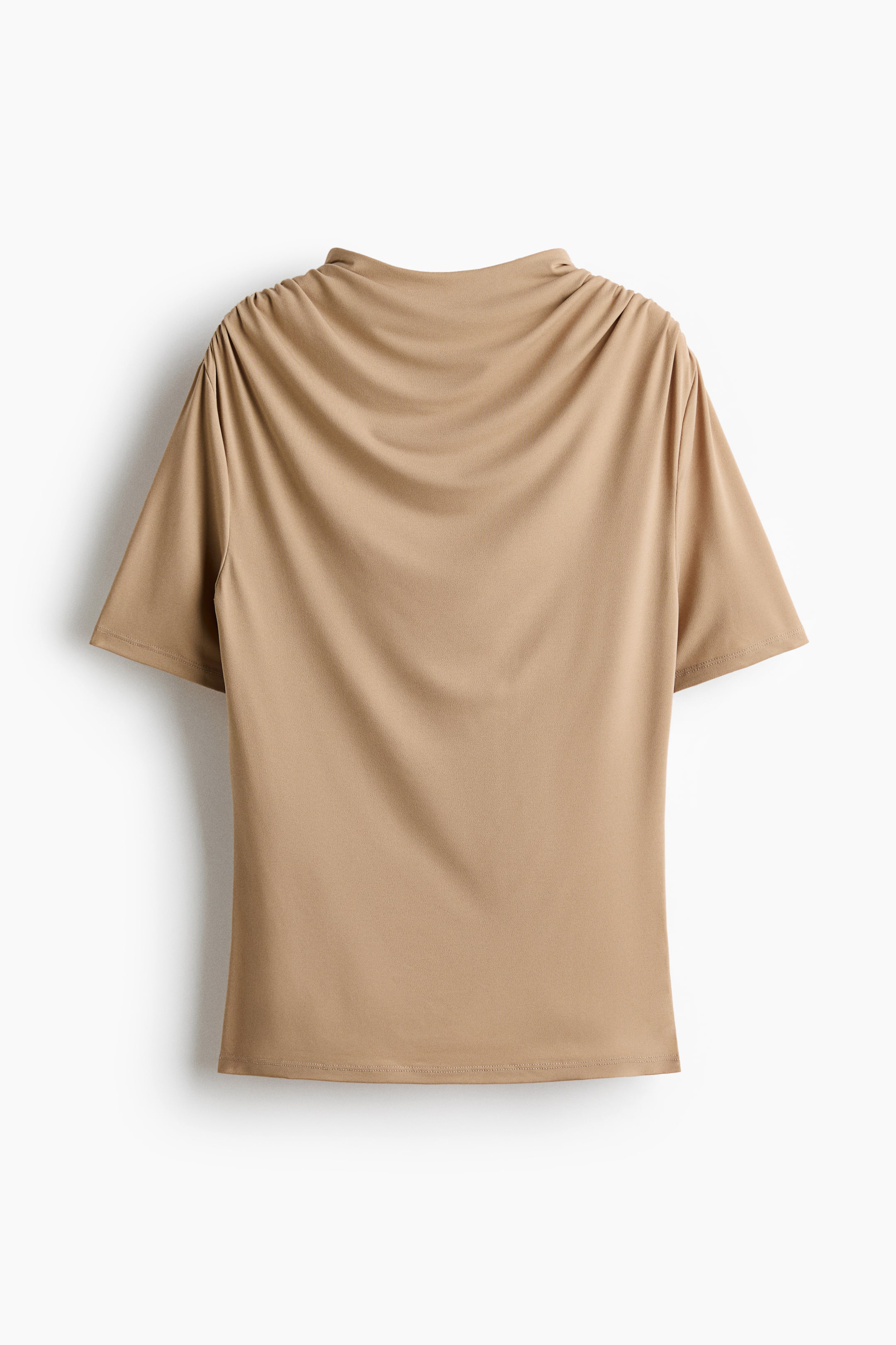 Draped Jersey Top