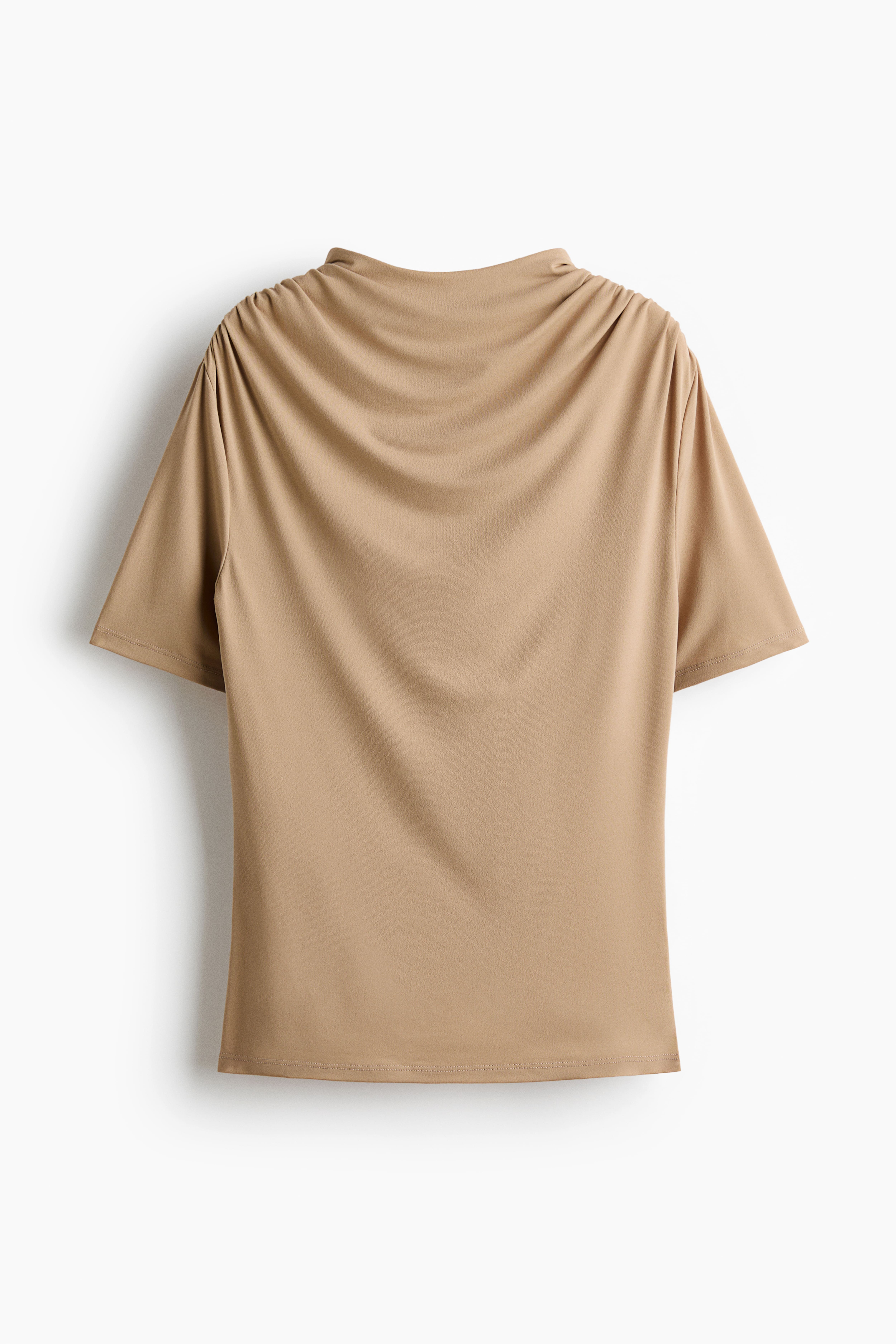 Draped Jersey Top
