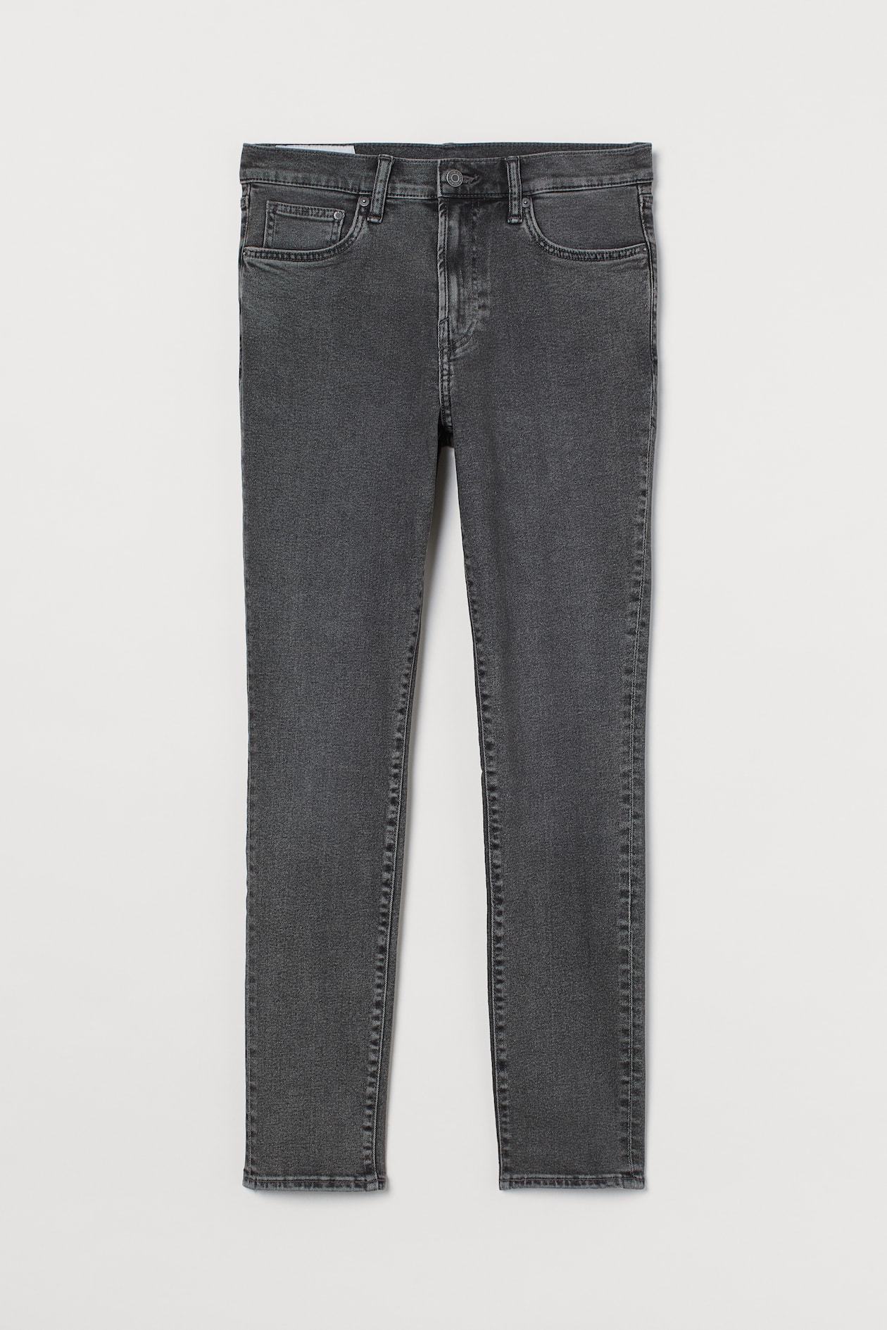 Skinny Jeans - Regular waist - Long - Dark gray - Men | H&M US