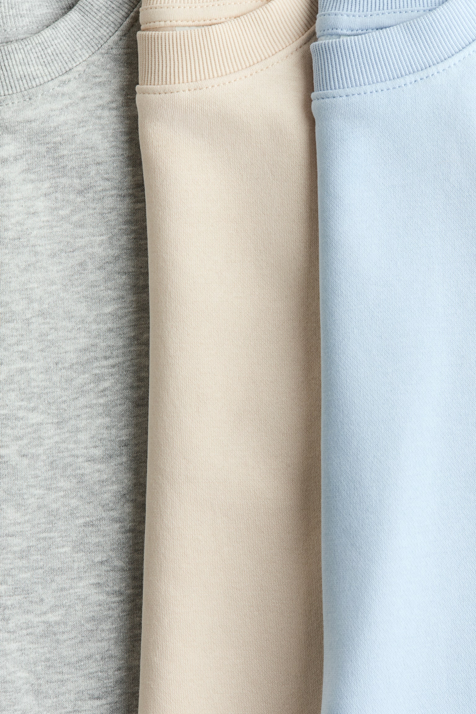 Φούτερ (3 τμχ.) - Μπλε/μπεζ/γκρι/Μενεξεδί/λευκό/Σκούρο γκρι/κρεμ/μπεζ/Γκρι μελανζέ/σκούρο μπλε - 2