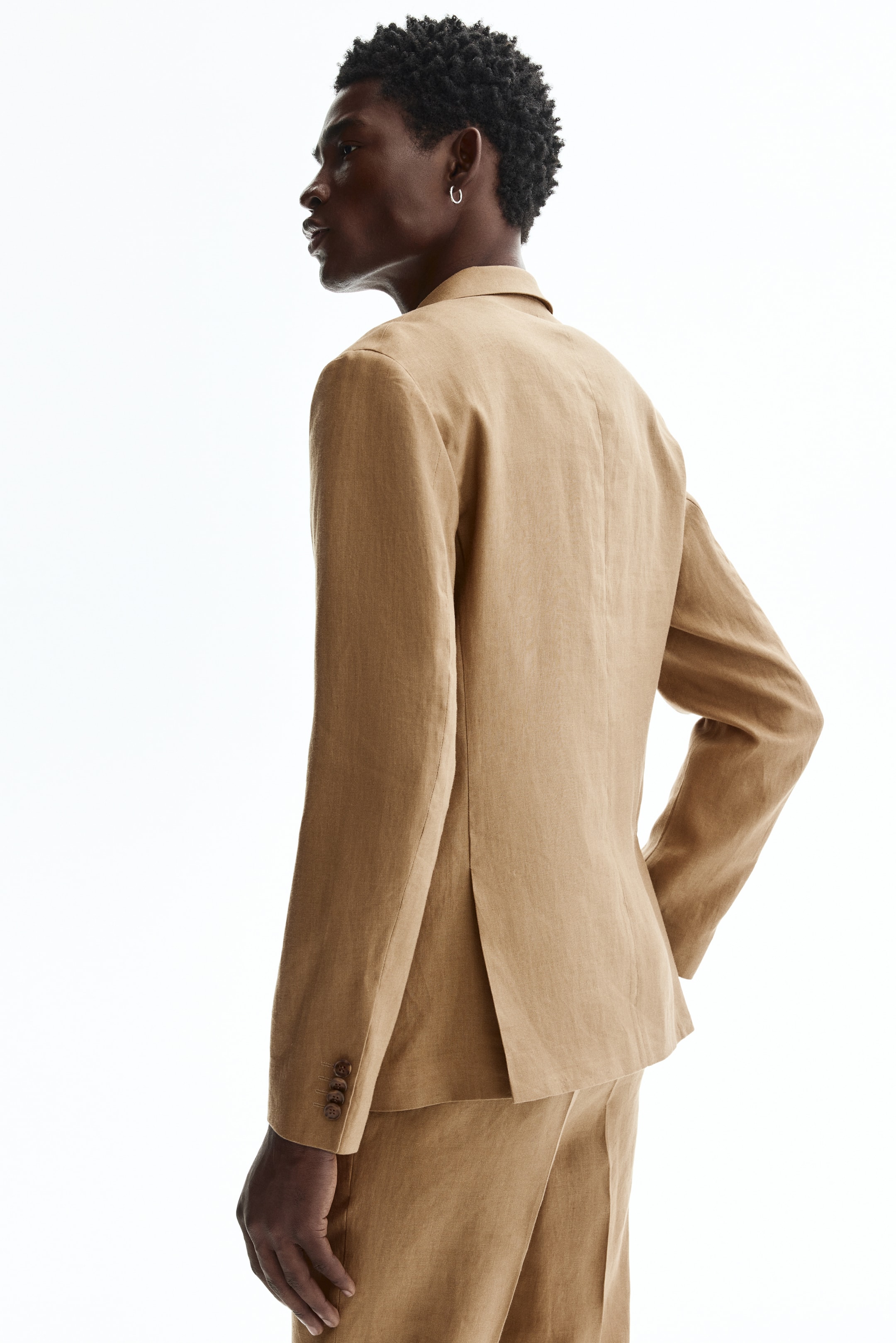 Veste près du corps en lin
