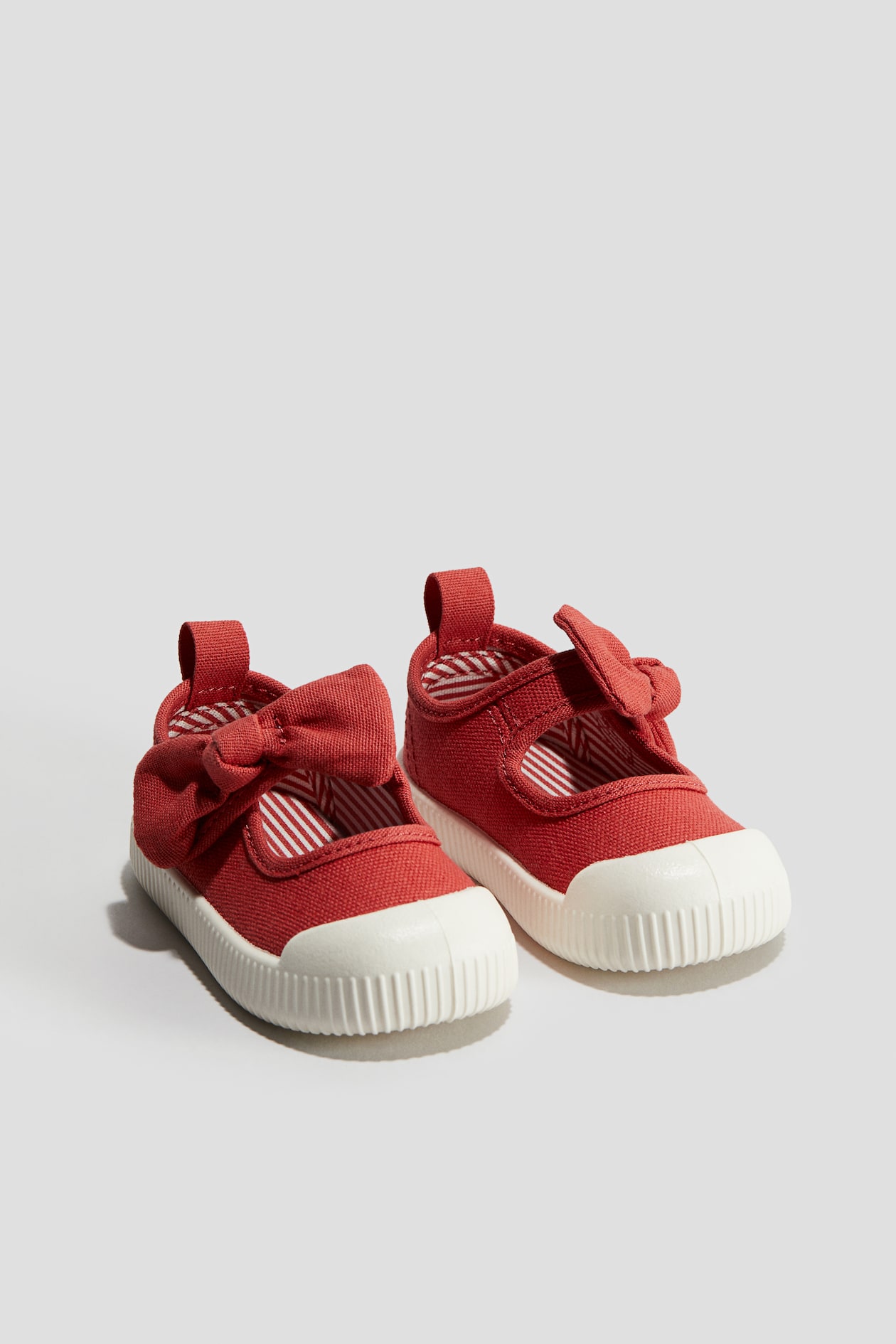 Bambino Hm Hm Scarpe Neonato Sneakers Slip-on In Tela Di Cotone