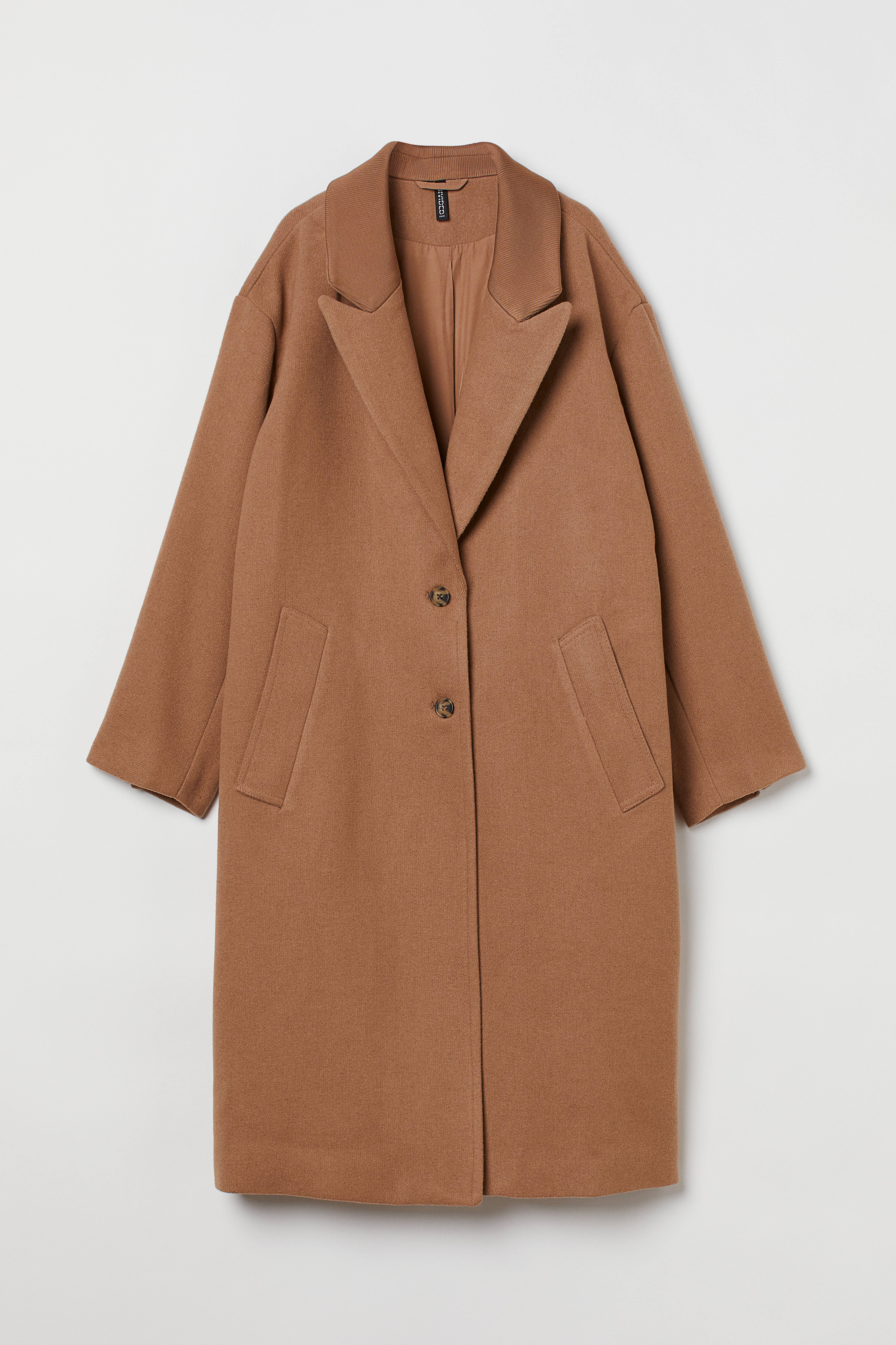 H&M shops wide cut coat