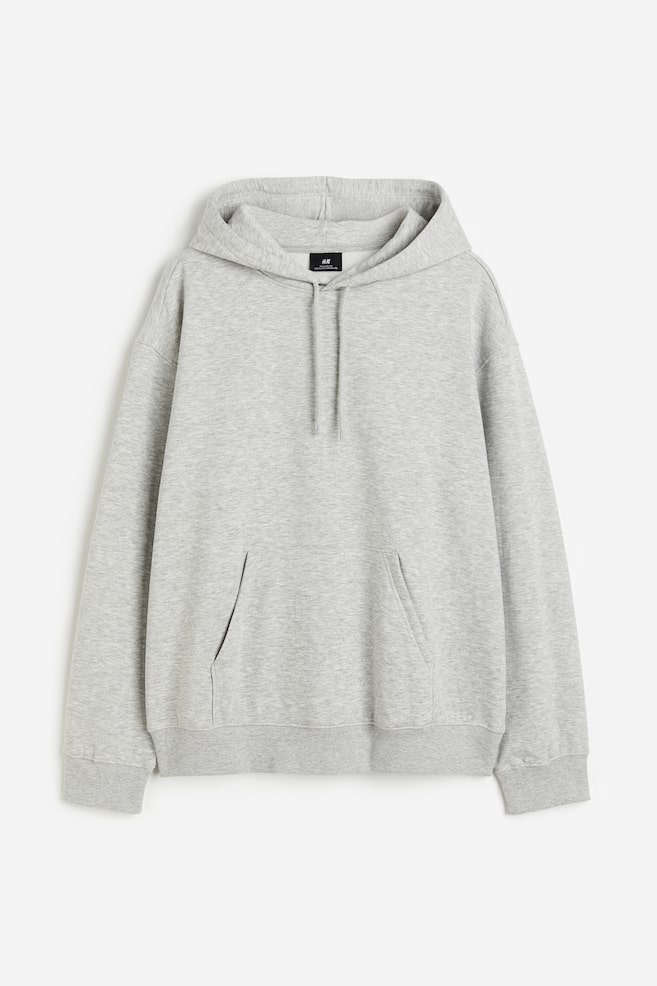 Relaxed Fit Hoodie - Light grey marl/Black/White/Light greige/dc/dc/dc/dc/dc/dc/dc/dc/dc/dc/dc/dc/dc - 2
