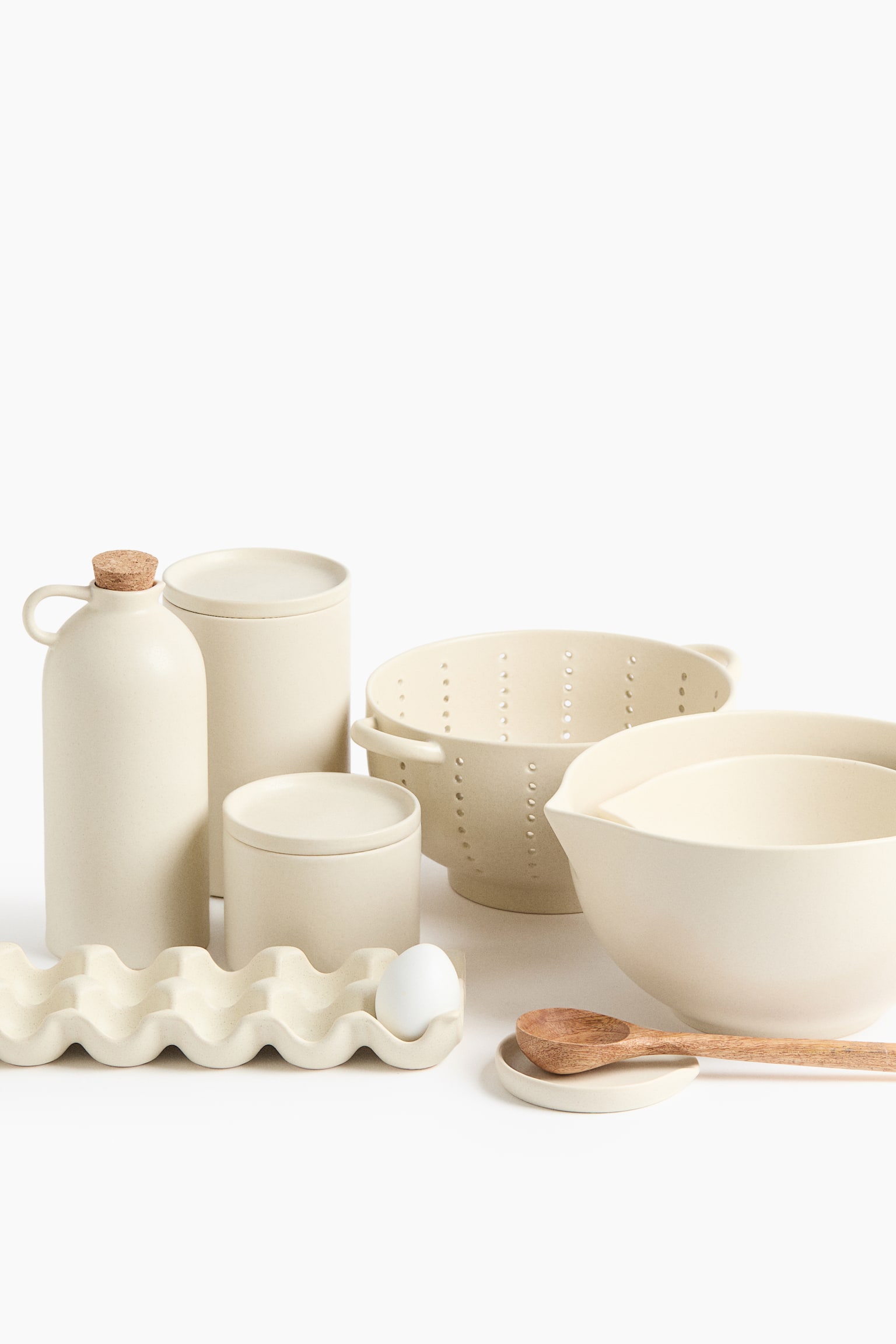 צנצנת קטנה עם זיגוג ריאקטיבי - בז' בהיר - 3