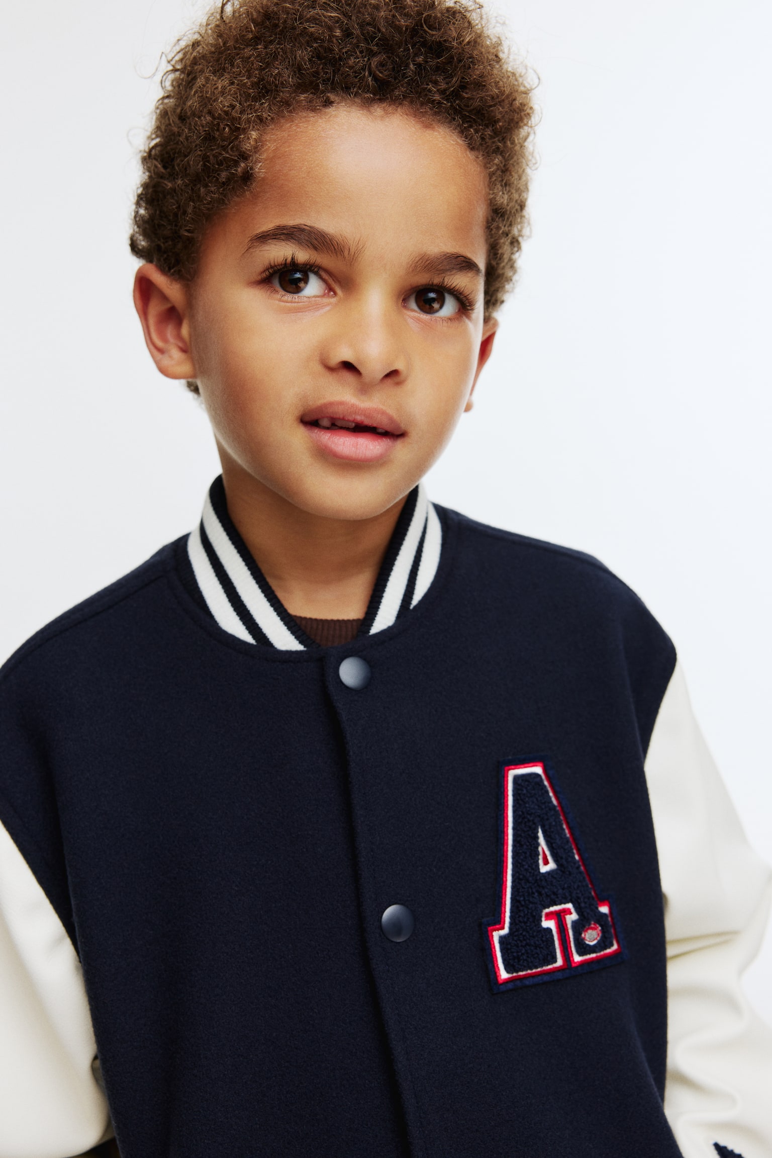Motif-detail baseball jacket - Navy blue/New York City/Green/N.Y.C Club - 3