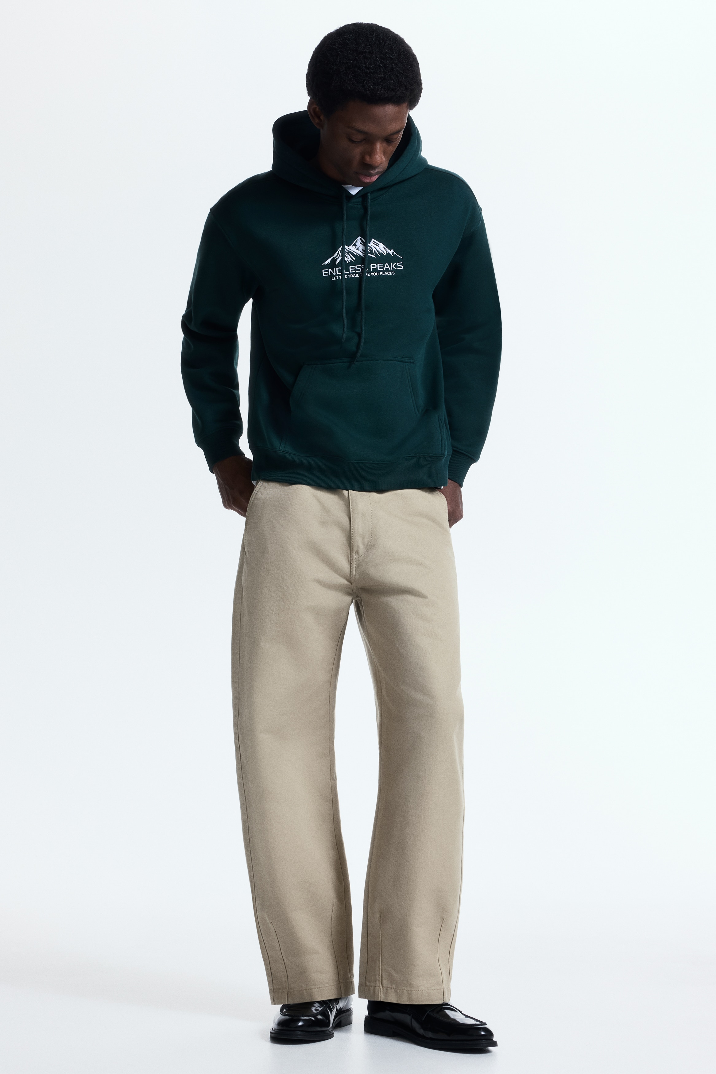 Loose Fit Printed hoodie