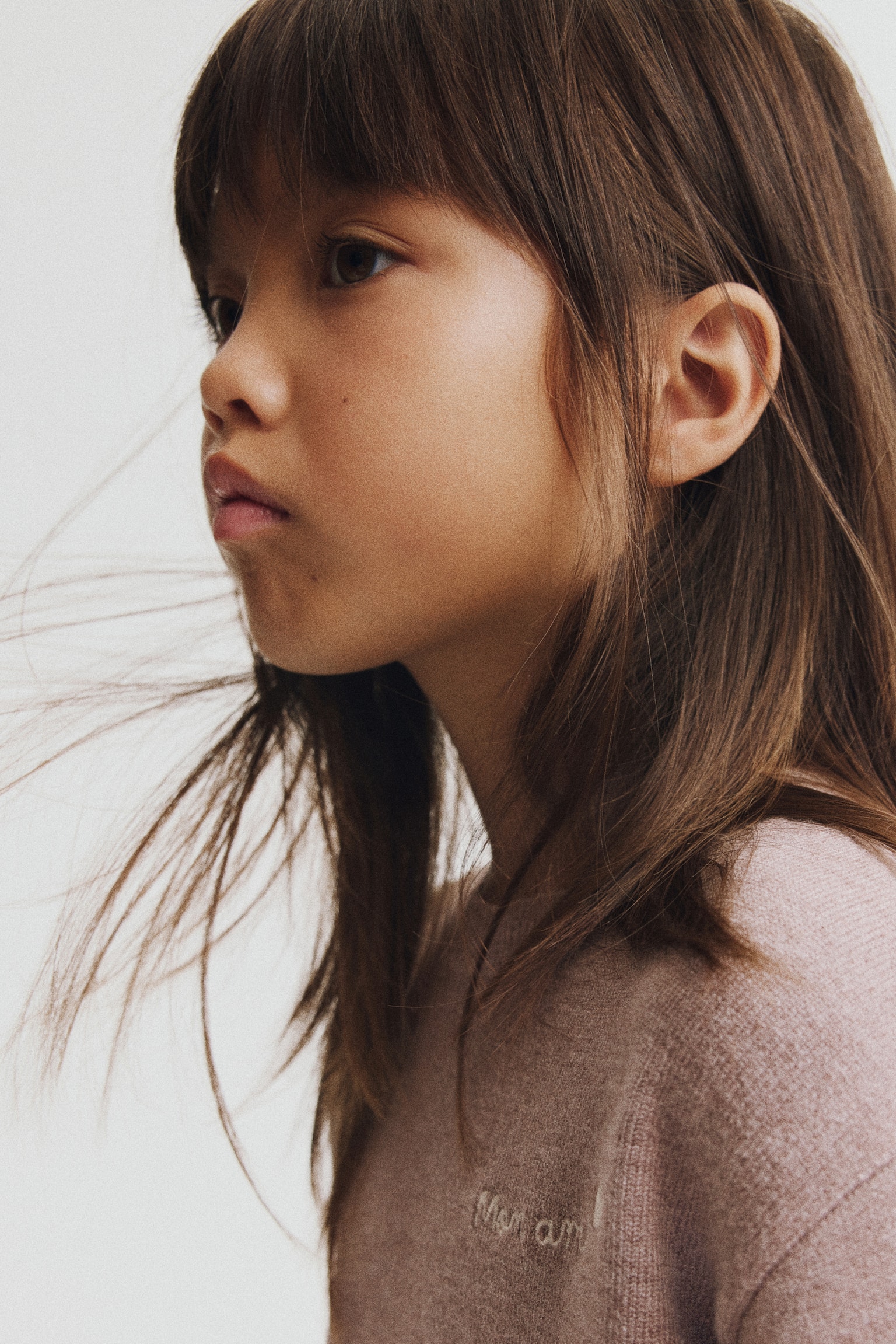 Детский свитер H&M Sweater with Eyelet-Embroidered Trim, цвет: Светлый бежевый — фото 6