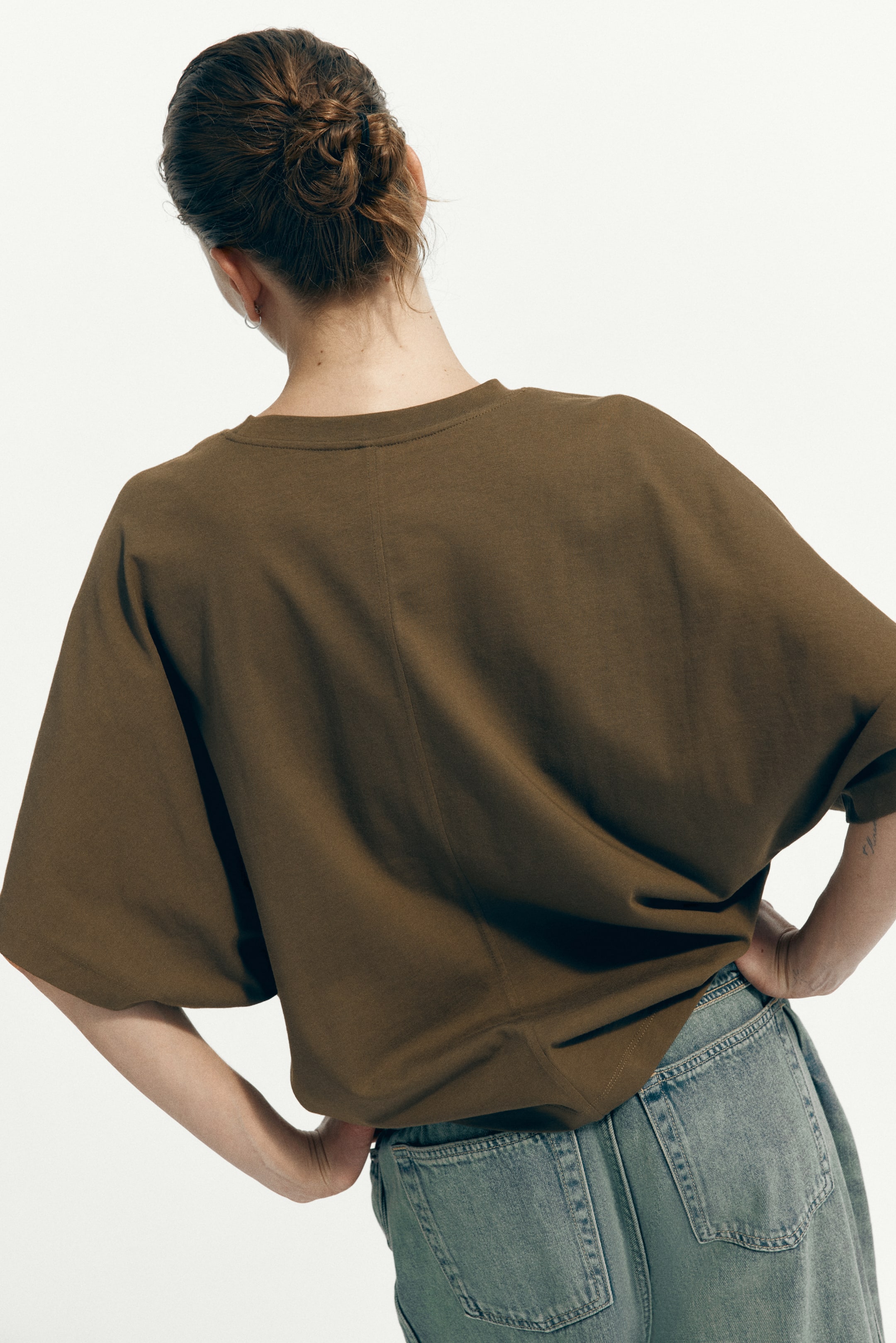 Batwing-Sleeved T-Shirt