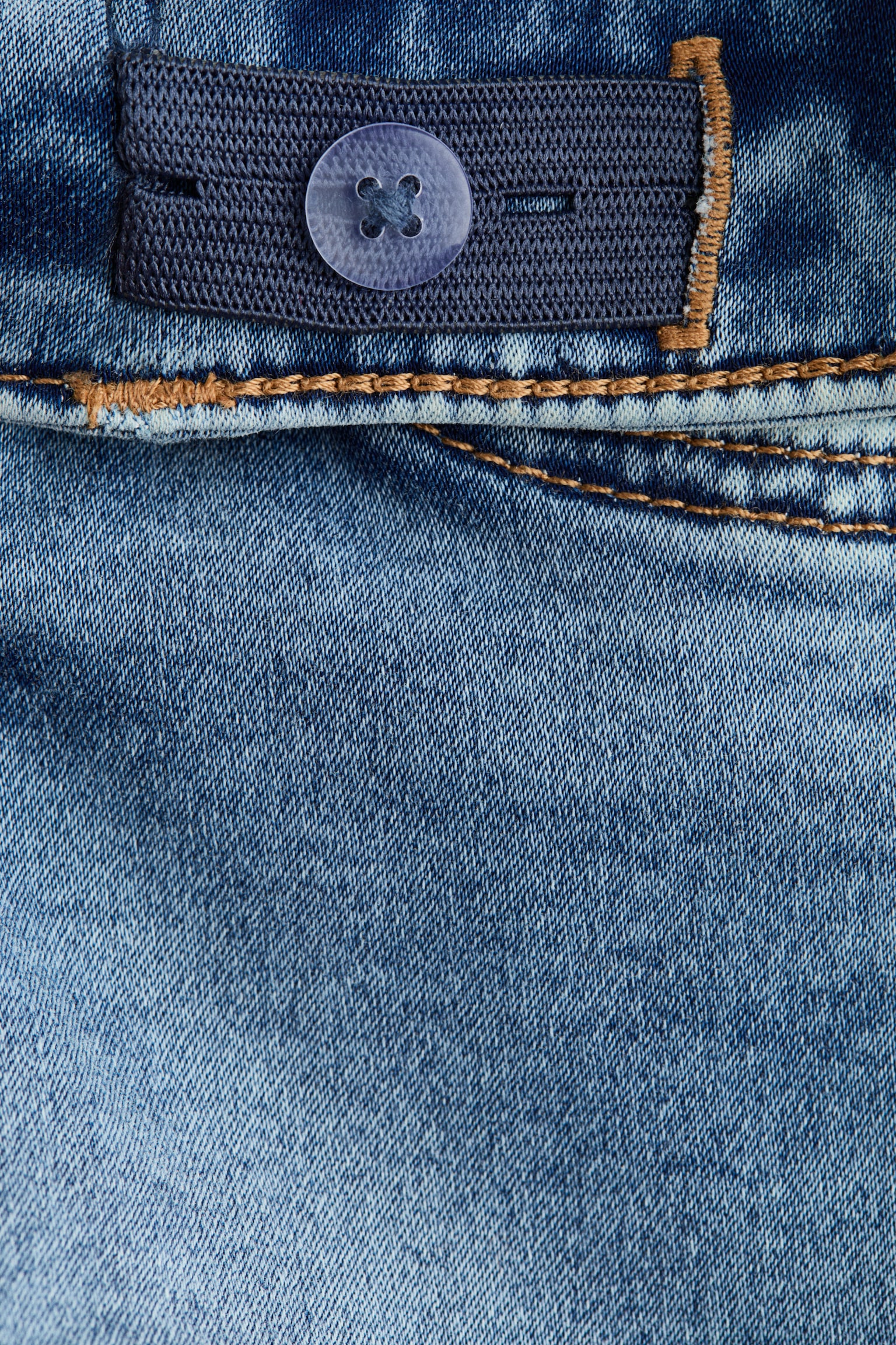 Super Soft Flared Leg Jeans - Bleu denim/Bleu denim clair/Bleu denim foncé - 5