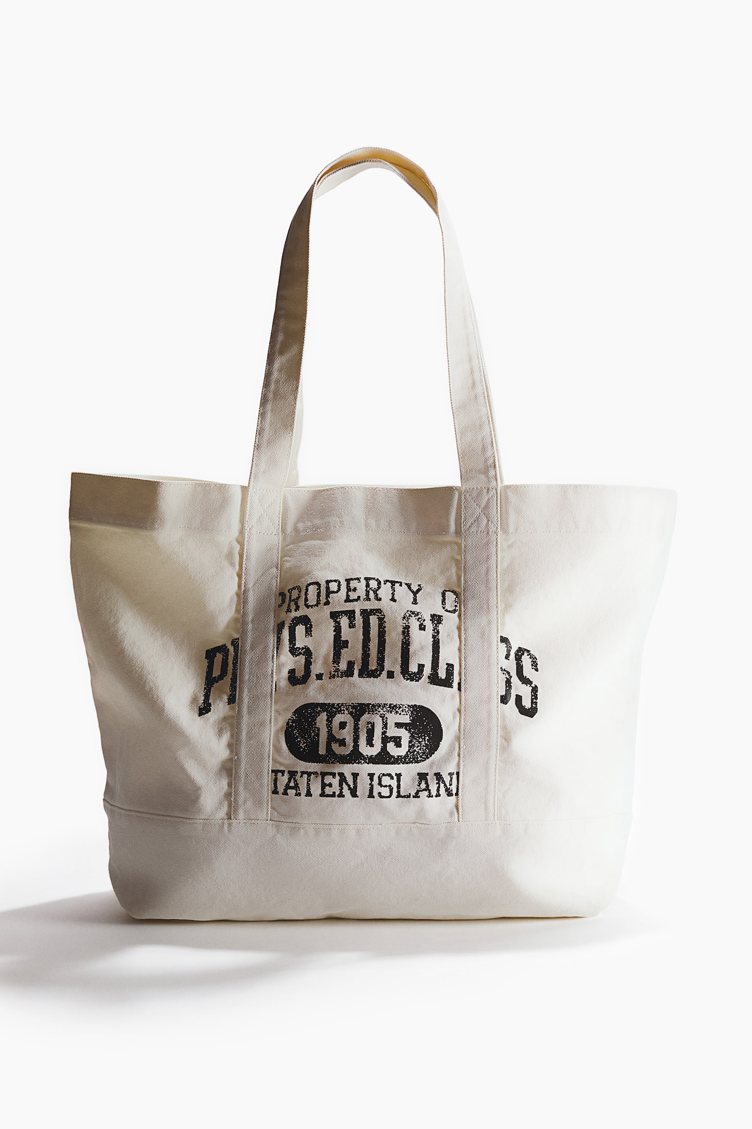 Printed canvas tote bag - 1