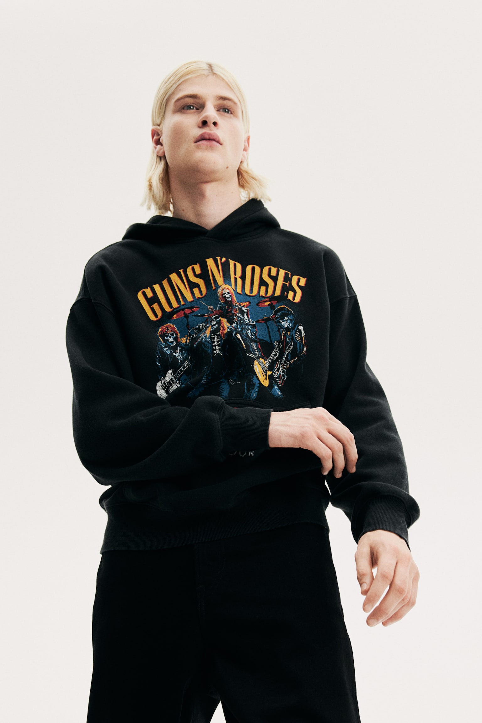 Oversized Fit Printed hoodie - Black/Guns N' Roses/Black/The Notorious B.I.G./Light beige/Grateful Dead/Black/Pulp Fiction - 7