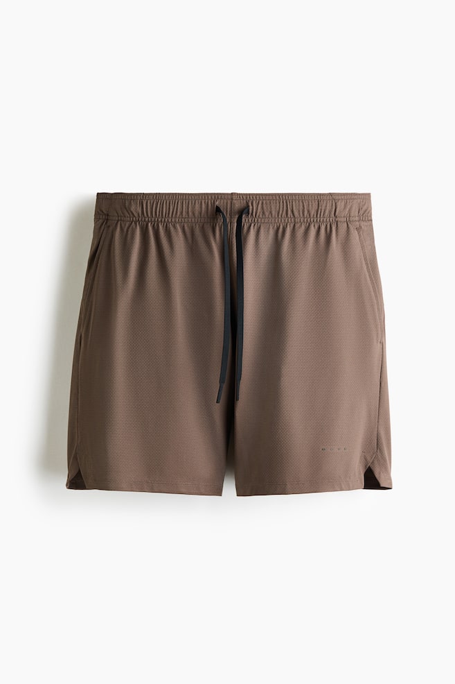 Sportovní šortky DryMove™ - Světle hnědá/Tmavě švestková/Tmavě hnědá/Černá/Námořnická modř/Světle šedý melír/Kouřově zelená/Přírodní bílá - 1