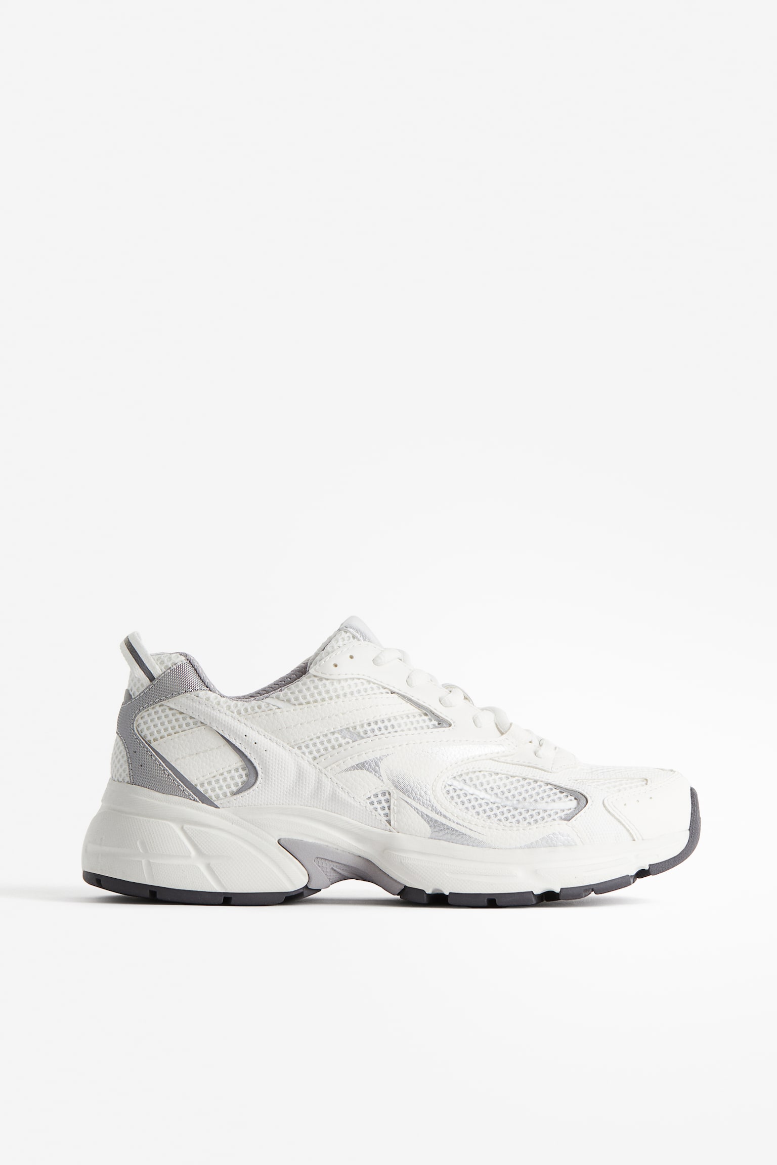 Chunky Sneakers - White/Light grey - 3